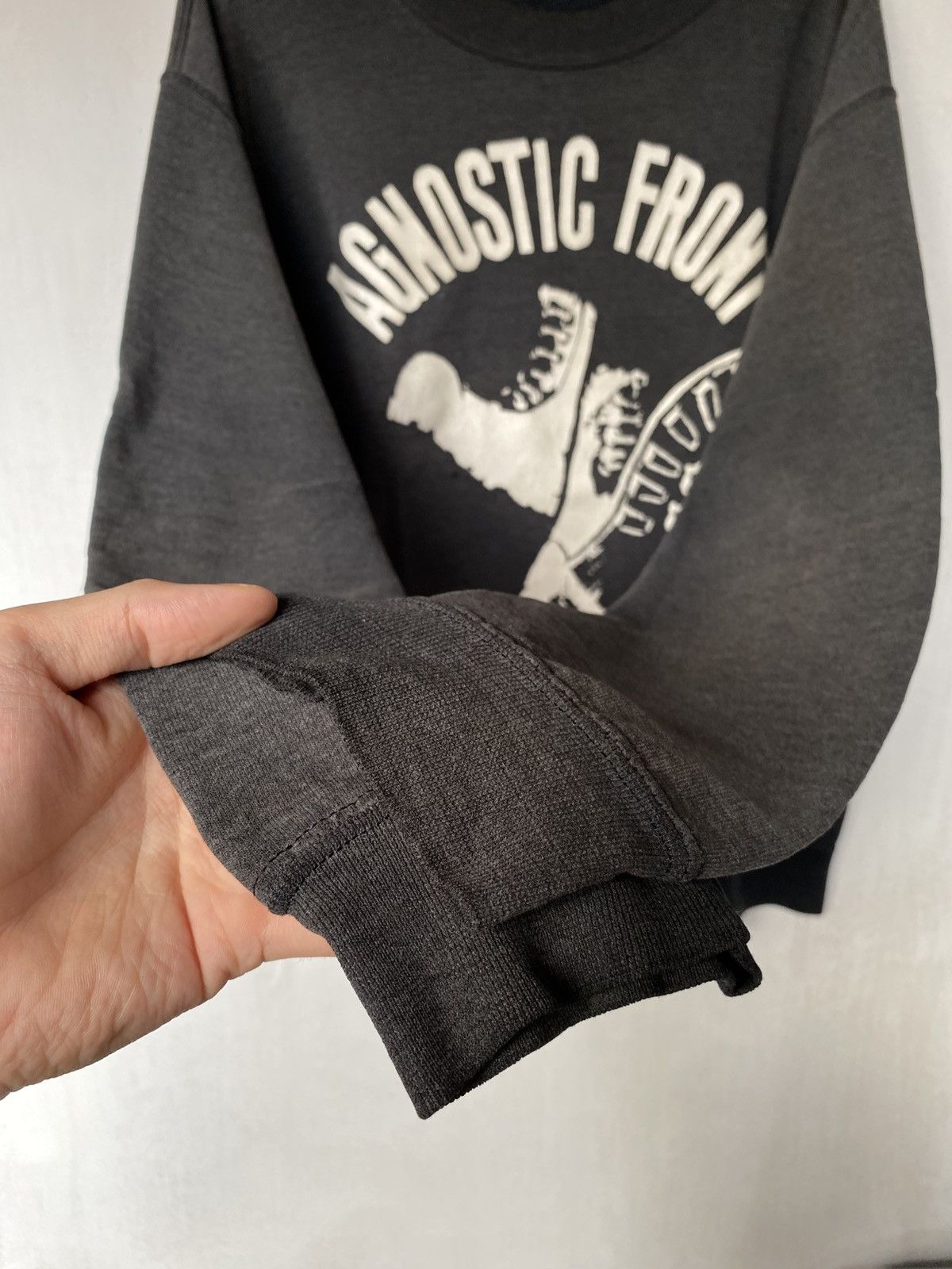 Band Tees × Vintage 00s Agnostic Front Skinhead Sweatshirt Size US M / EU 48-50 / 2 - 12 Thumbnail