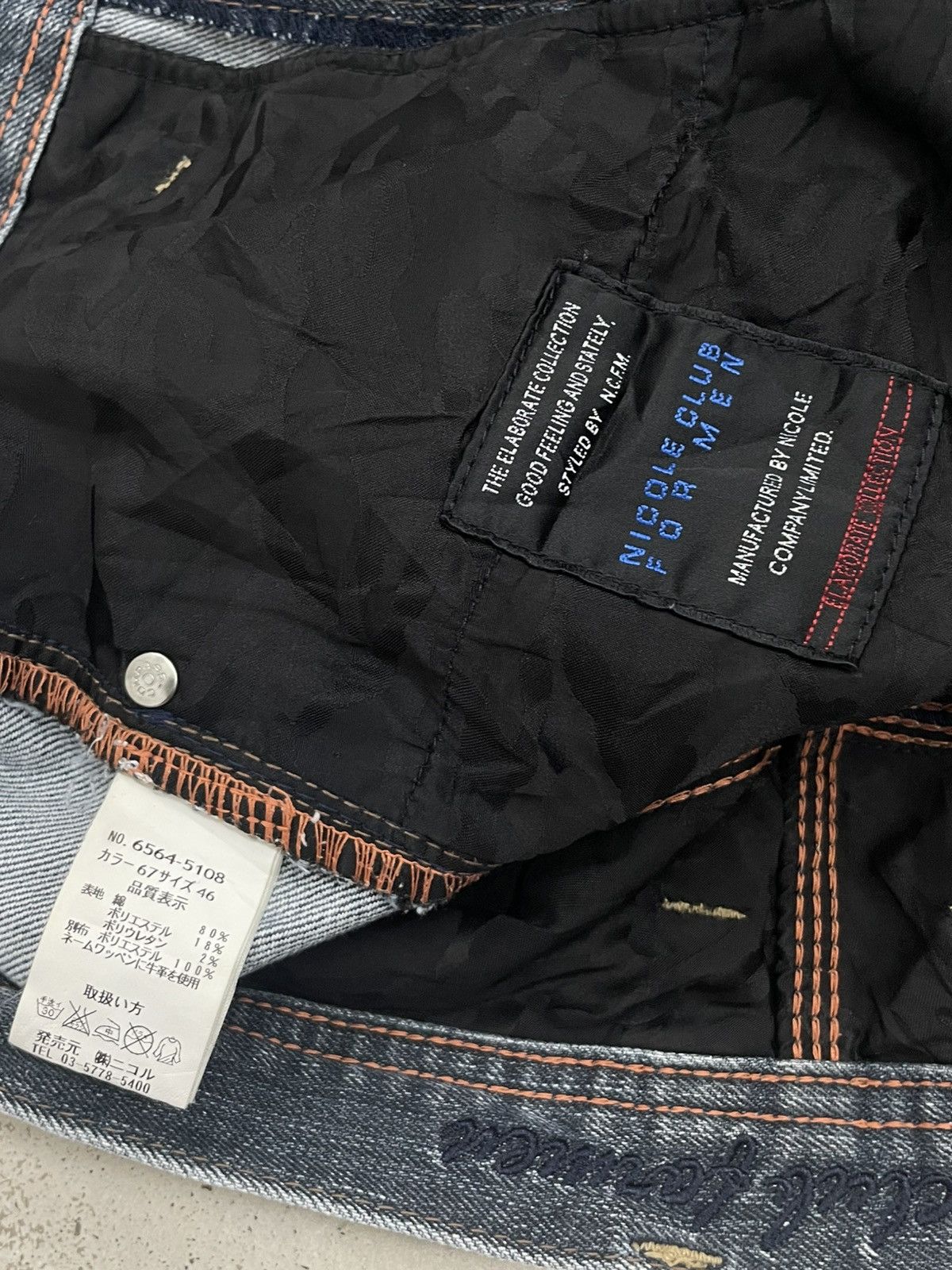 Nicole Club Nicole Club For Men Jeans Punk Collection Denim Pants Size US 32 / EU 48 - 17 Thumbnail