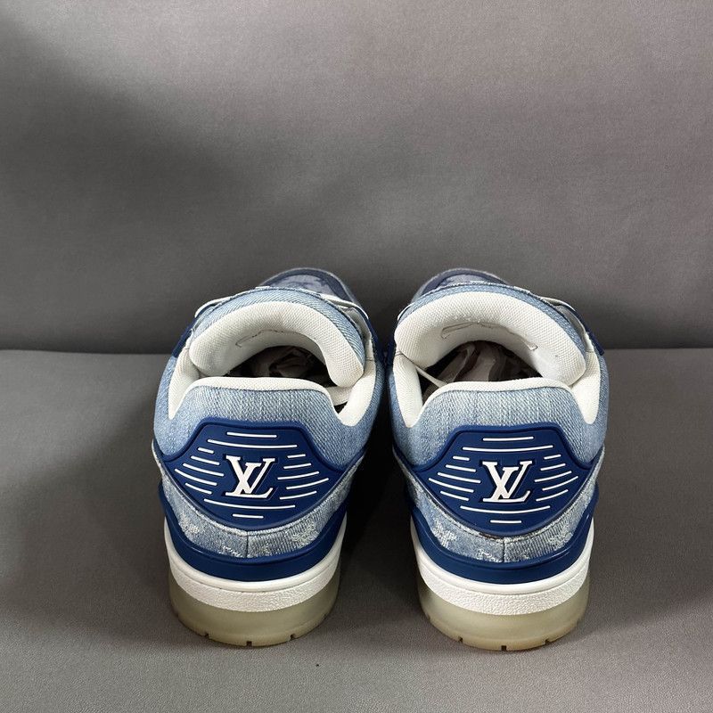 Louis Vuitton Louis Vuitton Denim Trainer Low-Top Sneakers for Men -2508 Size US 7.5 / EU 40-41 - 3 Thumbnail