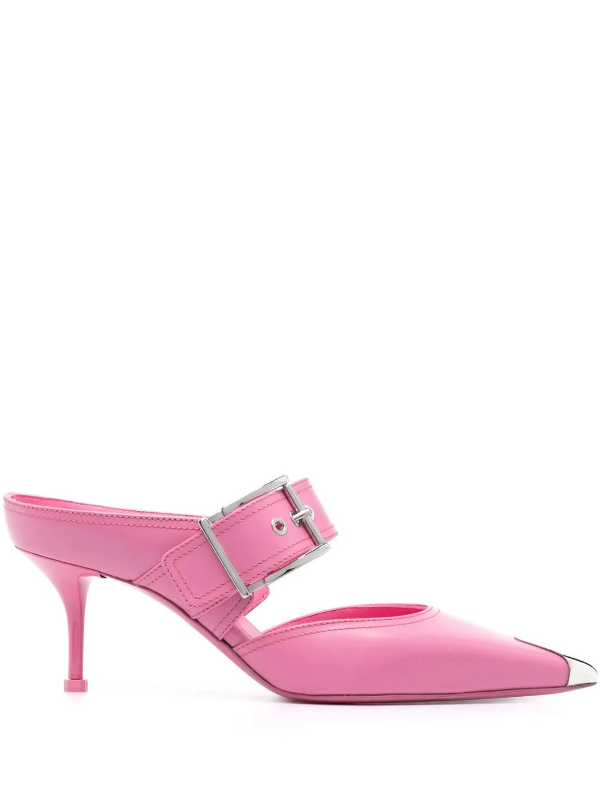 Alexander McQueen o1y0225 Mules in Pink Size US 6 / IT 36 - 1 Thumbnail