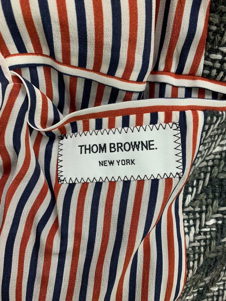 Thom Browne Thom Browne Wool tweed ruffled jacket Size S / US 4 / IT 40 - 5 Thumbnail