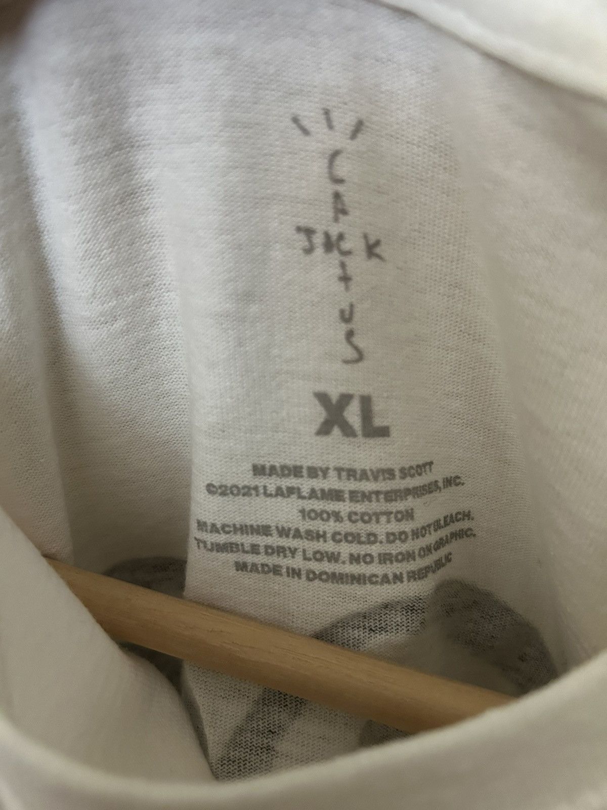 Travis Scott Cactus jack for fragment manifest white tee xl Size US XL / EU 56 / 4 - 3 Thumbnail