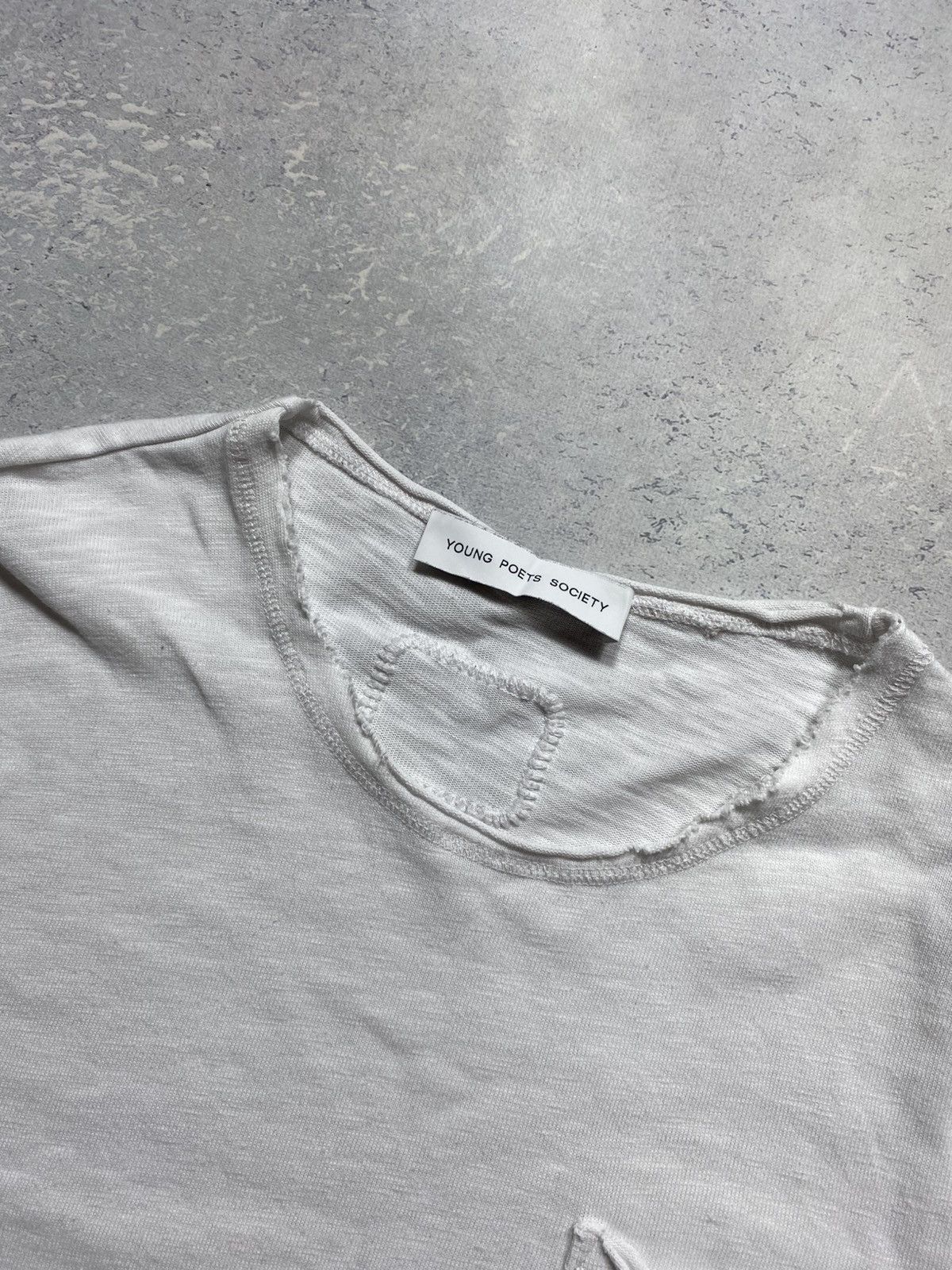 Thom Krom Young Poets Society white distressed sweater Size US S / EU 44-46 / 1 - 8 Thumbnail