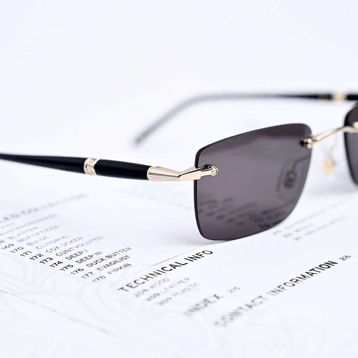 Montblanc MONTBLANC MB0344S SUNGLASSES Size ONE SIZE - 3 Thumbnail