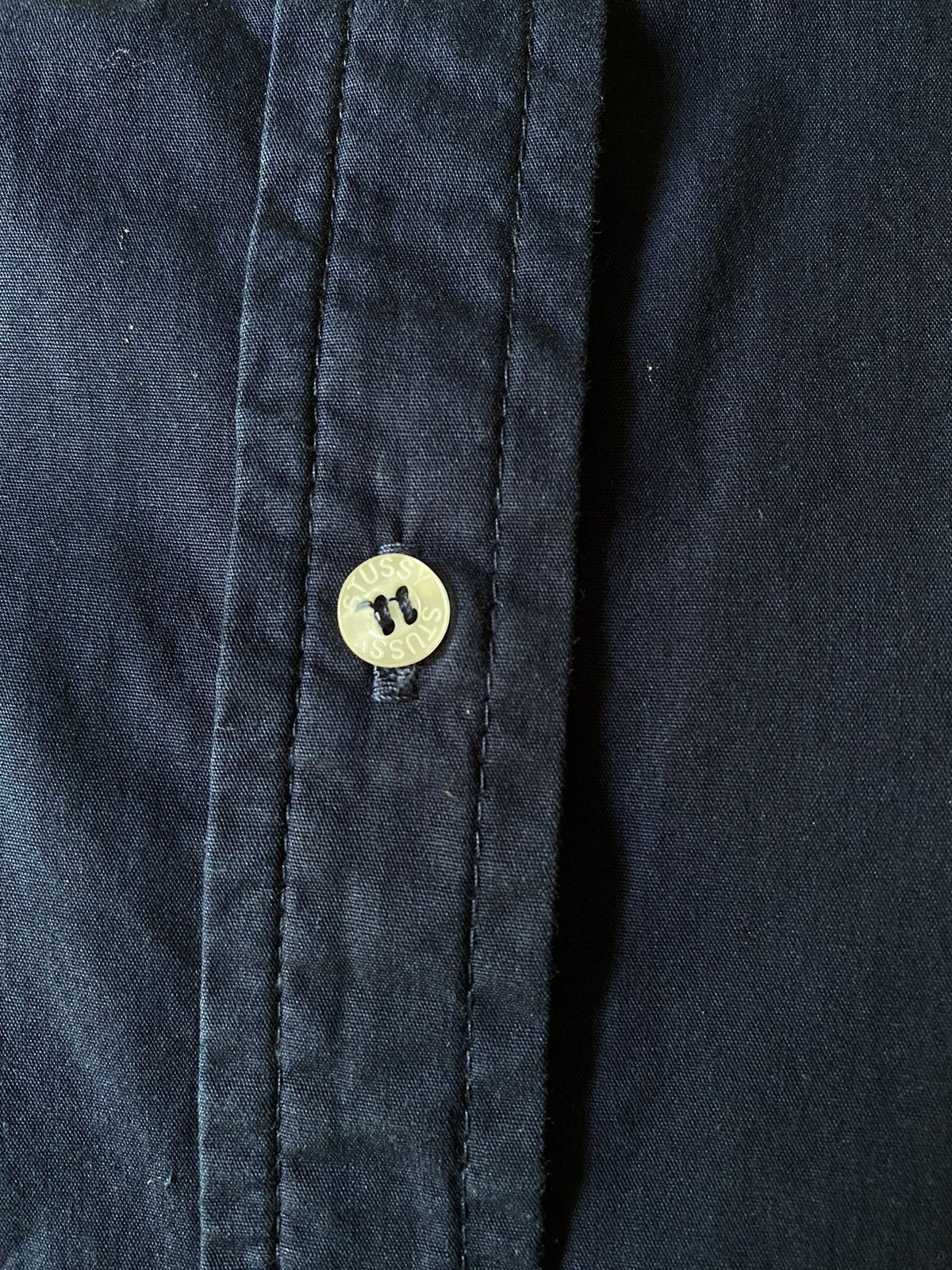 Stussy Stussy Dark Blue Long-Sleeve Shirt Size M / US 6-8 / IT 42-44 - 6 Thumbnail