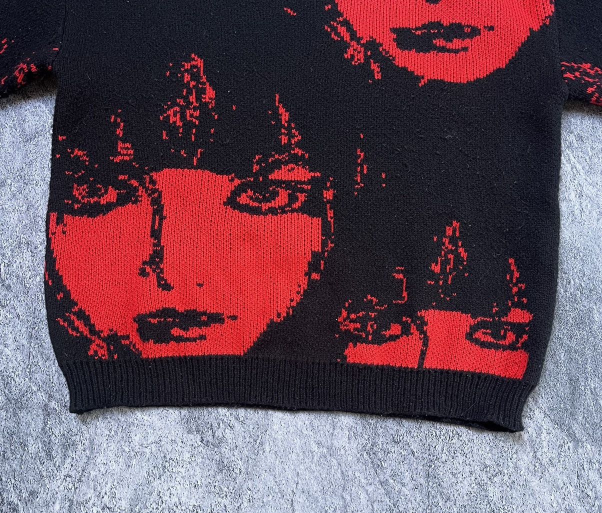 Japanese Brand × Vintage Vintage Avant Garde Knitted Graphic Sweater Anime Opium Style Size US S / EU 44-46 / 1 - 3 Thumbnail