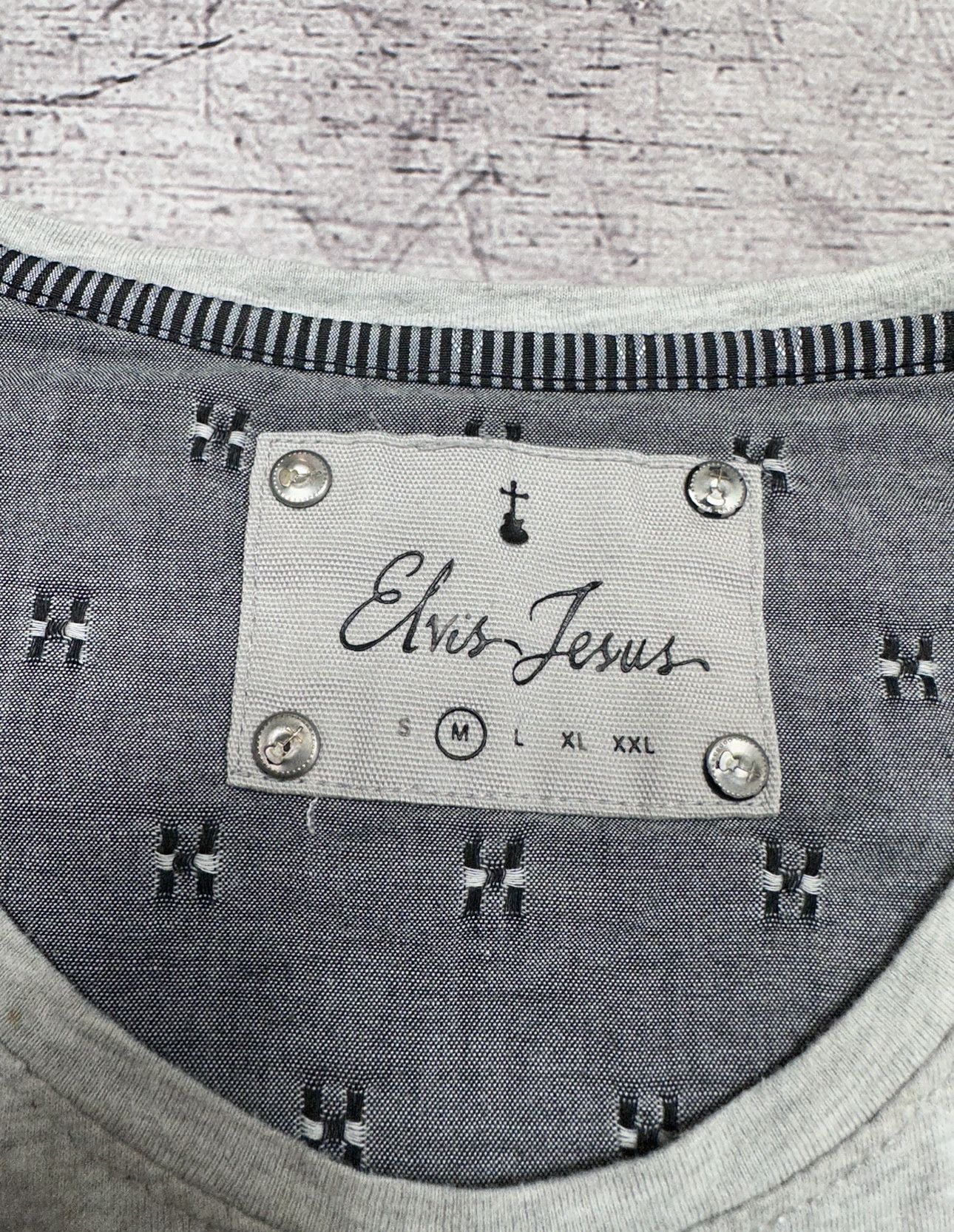 Designer × Vintage Elvis Jesus Designer Mens Crew Neck T-Shirt Size US M / EU 48-50 / 2 - 4 Thumbnail