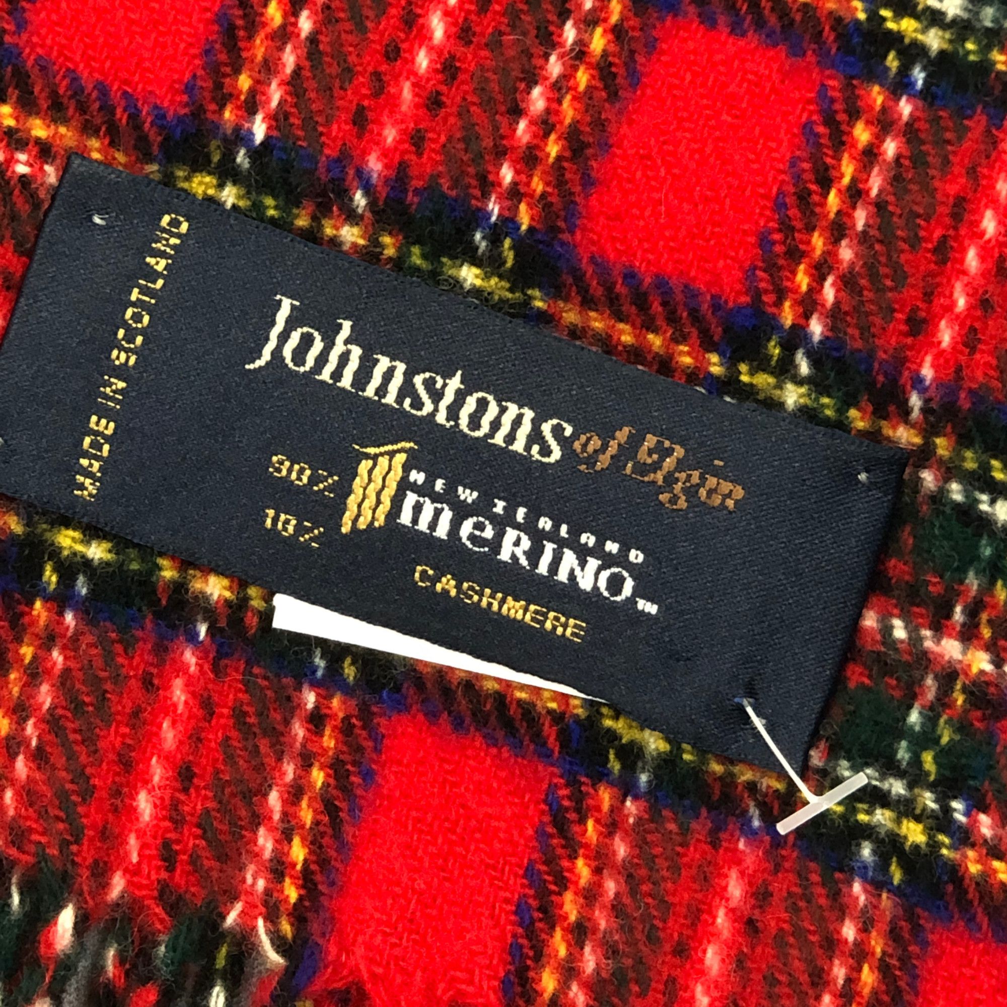 Johnstons Of Elgin Vintage Johnstons of Elgin Scarf Muffler Wool Scarves Size ONE SIZE - 4 Thumbnail