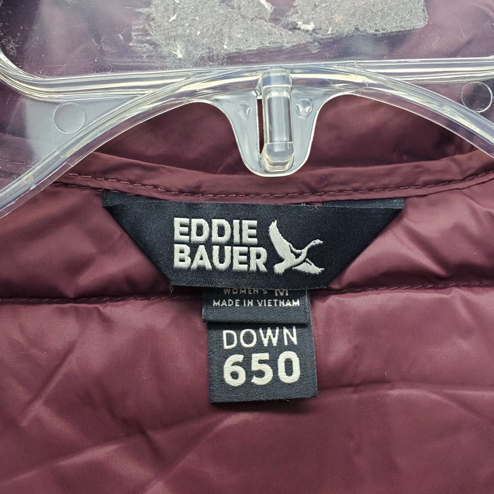 Eddie Bauer Eddie Bauer Packable 650 Down Jacket Womens M Purple Lightweight Zip Up Jacket Size M / US 6-8 / IT 42-44 - 5 Thumbnail