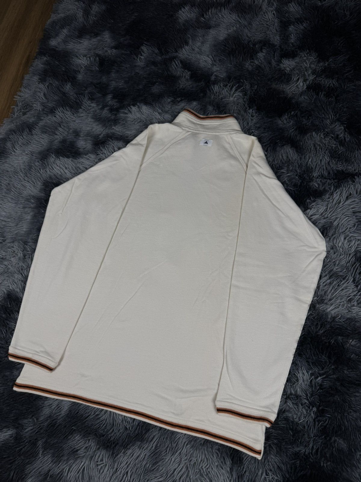 Adidas Adidas – Vintage Jacket – Cream/Off-White – Size M 👕 Size US M / EU 48-50 / 2 - 10 Thumbnail