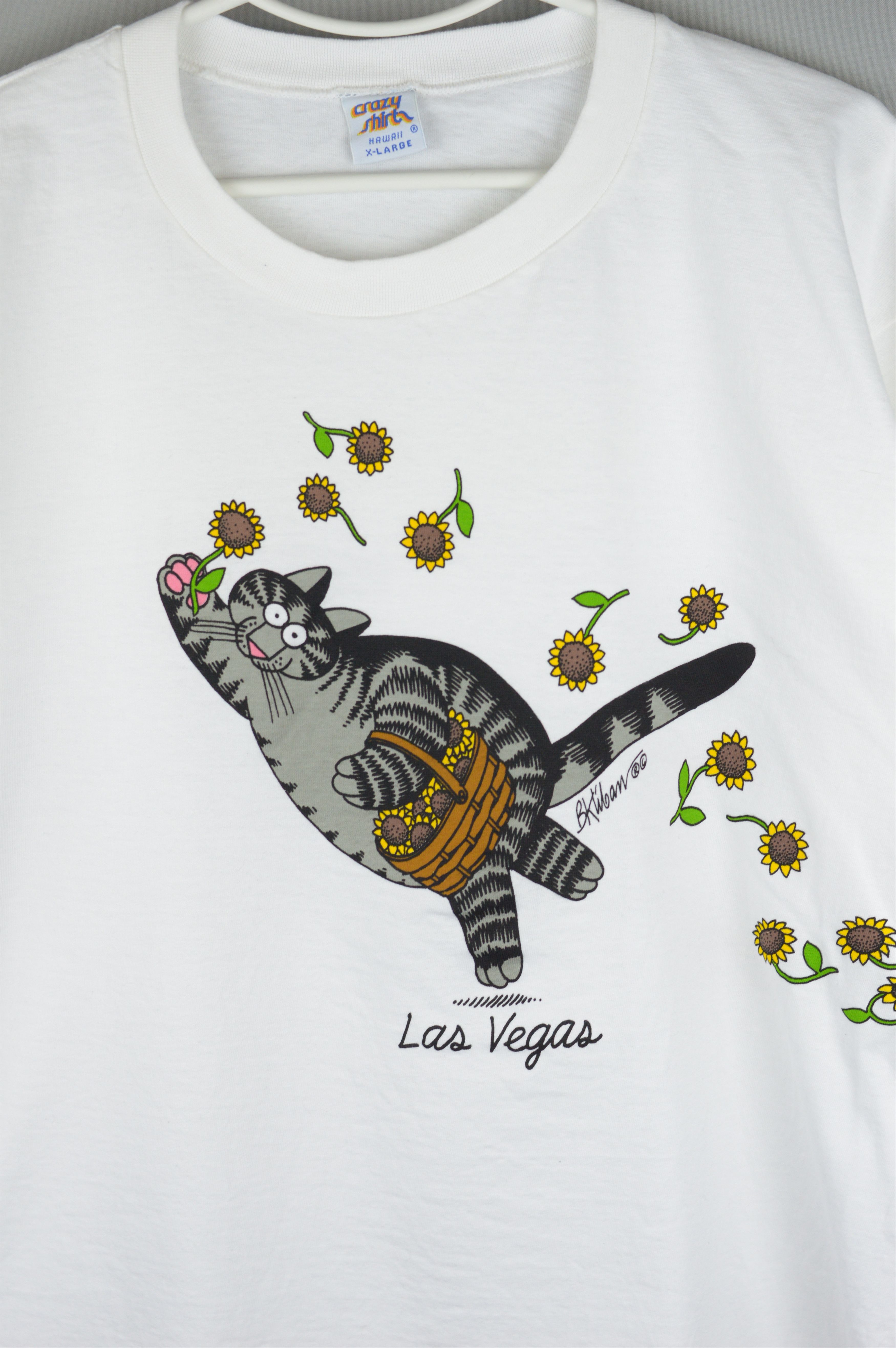 Vintage Vintage Crazy Shirt Hawaii Cat Las Vegas t shirt Size US XL / EU 56 / 4 - 3 Thumbnail