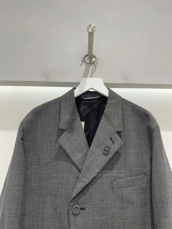 Dior Dior Gray Long Sleeve Outerwear Jacket . Size US M / EU 48-50 / 2 - 3 Thumbnail