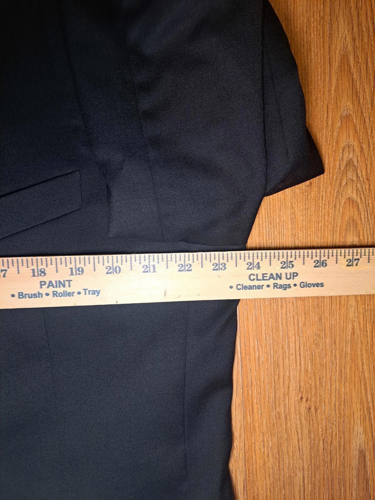 Joseph Abboud Joseph Abboud Tuxedo Jacket Mens 46L Long Black 100% Wool Size 46L - 10 Thumbnail
