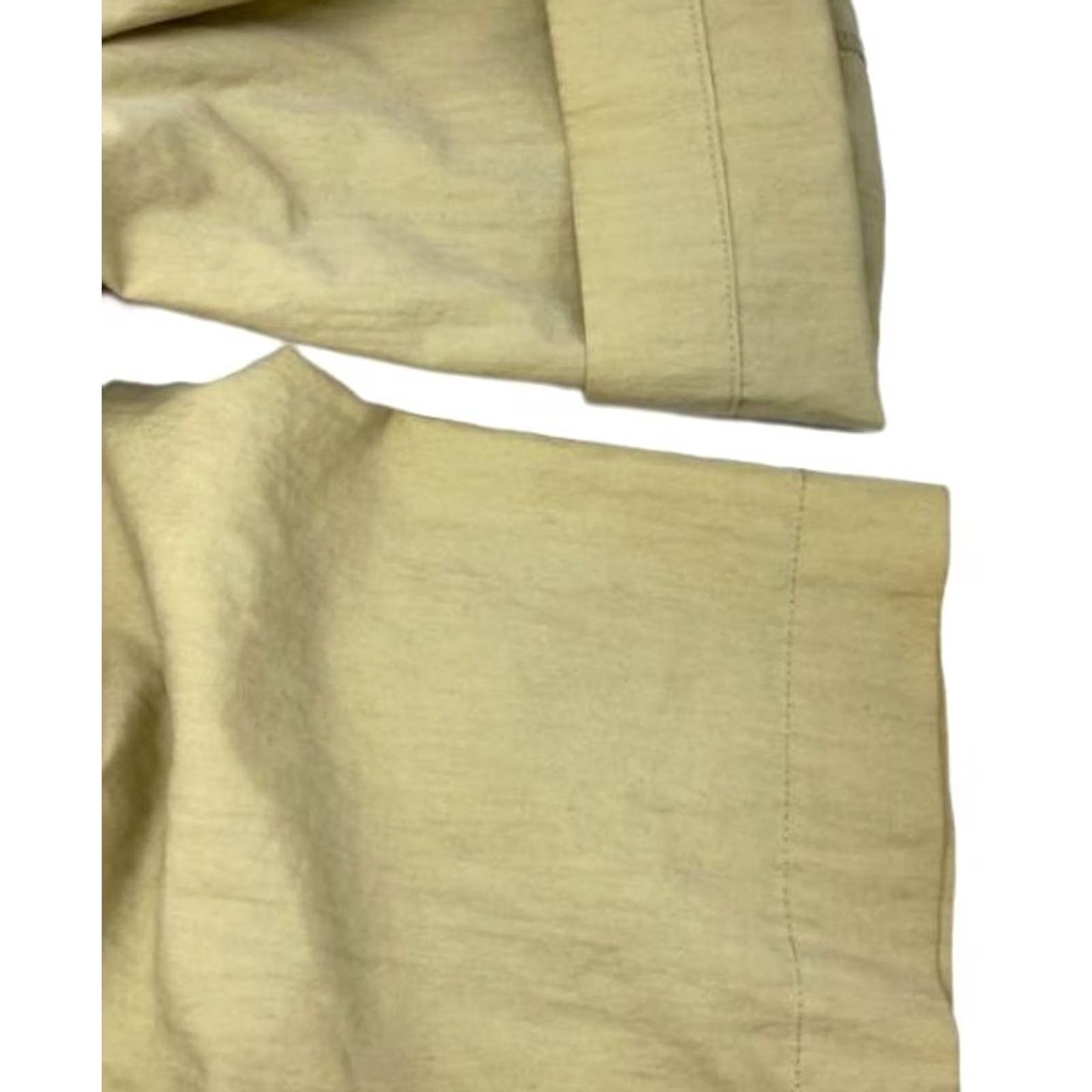 Issey Miyake ISSEY MIYAKE WINDCOAT BELTED COAT LONG SLEEVE MEN BEIGE COTTON SIZE M USED Size US M / EU 48-50 / 2 - 4 Thumbnail