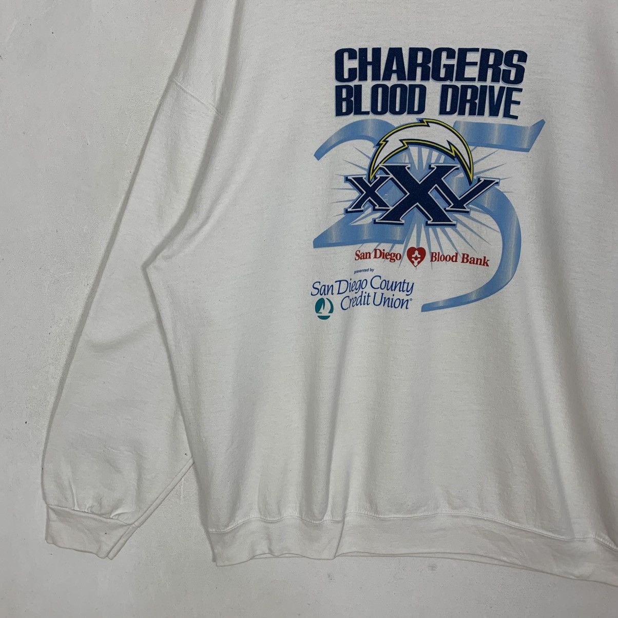 Fruit Of The Loom Vintage FruitOfTheLoom Charger Blood Drive Sweatshirt Size US XL / EU 56 / 4 - 3 Thumbnail