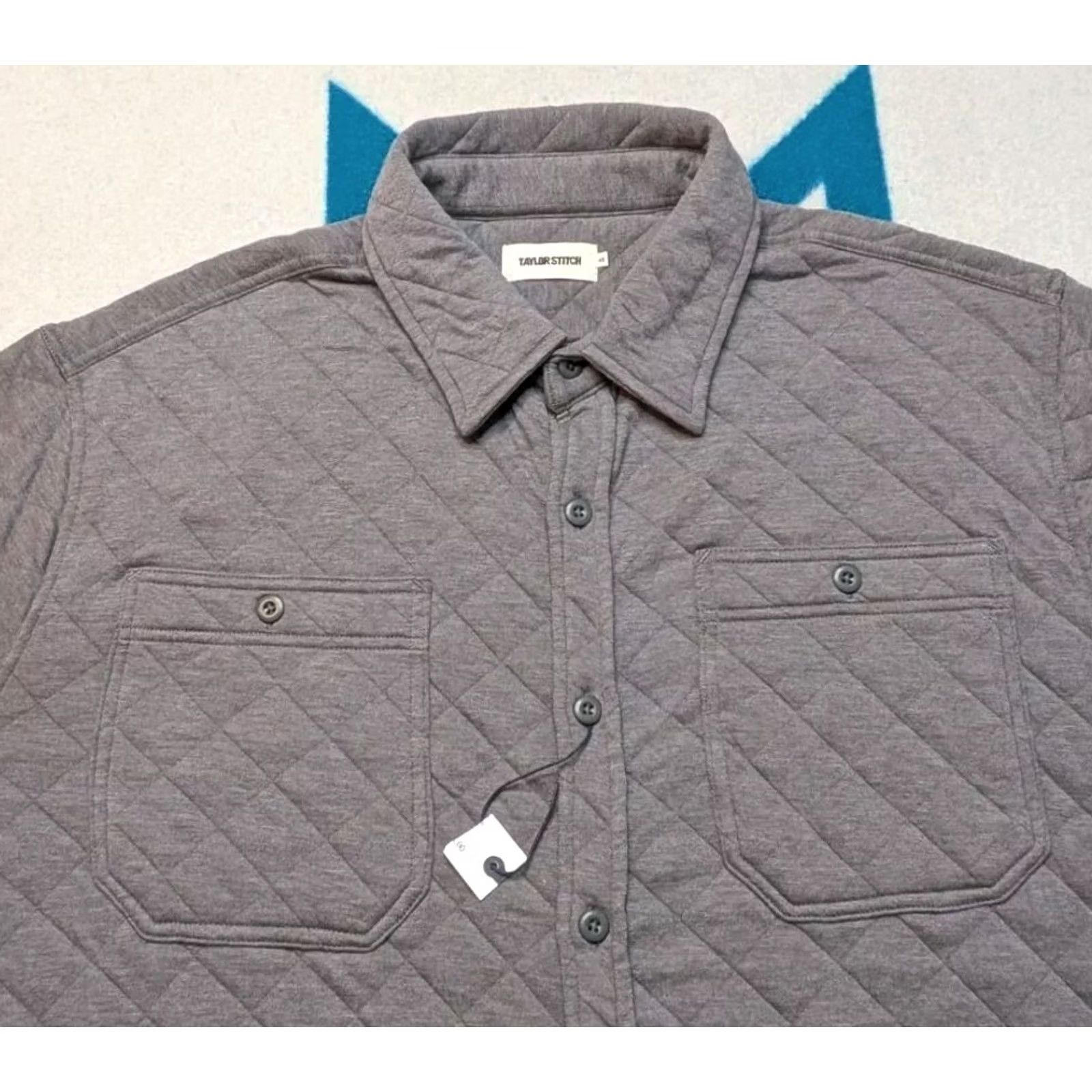 Taylor Stitch Taylor Stitch Chore Jacket Grey Shirt Shacket Quilted Pockets Jacket XL 46 Mens Size US XXL / EU 58 / 5 - 2 Thumbnail
