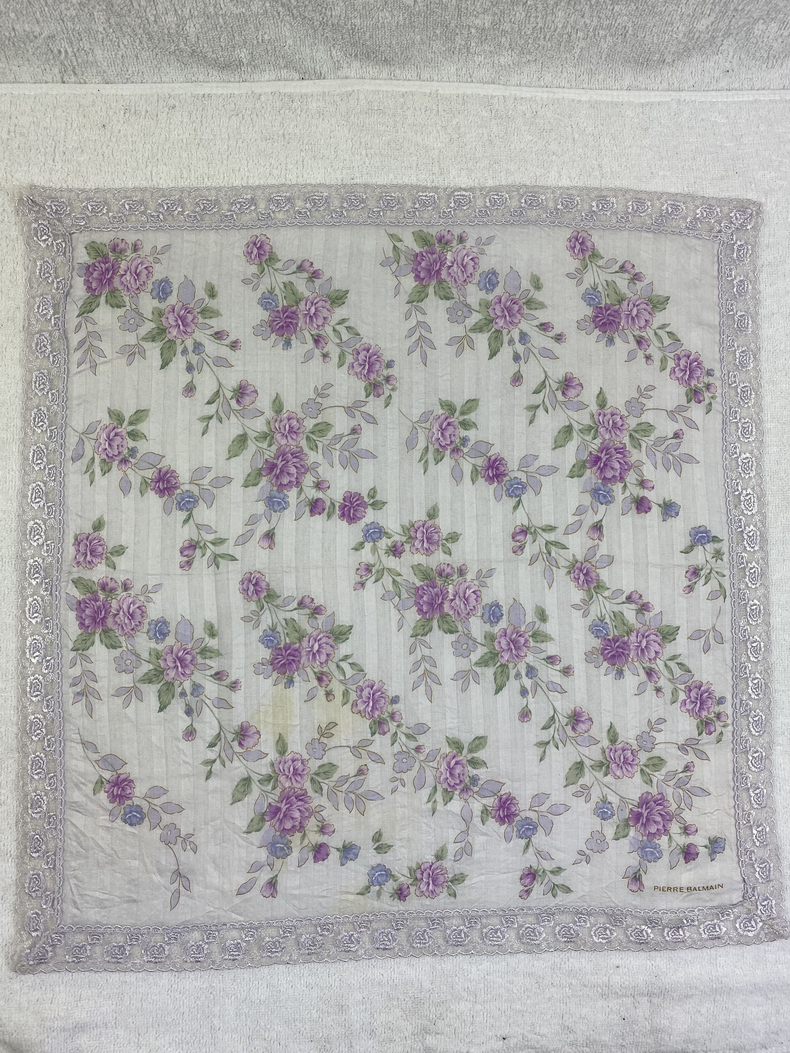 Pierre Balmain × Vintage Pierre Balmain Handkerchief / Bandana / Neckerchief Size ONE SIZE - 3 Thumbnail
