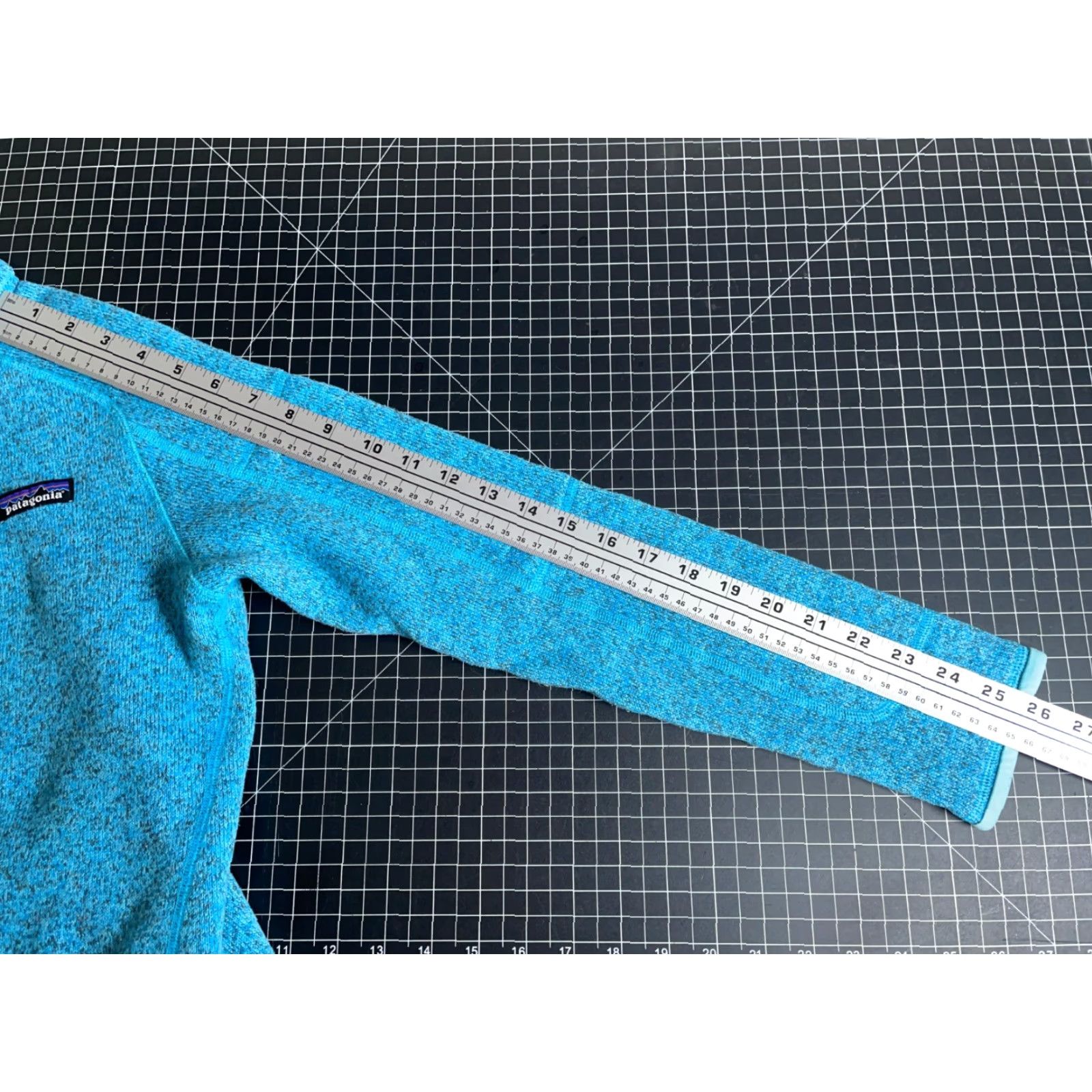 Patagonia Patagonia Better Sweater Women's Small Marled Blue 1/4 Zip Fleece Pullover Jacket, Blue, 1/4 Zip, Regular Fit, Fall/ Winter, Hooded? Size S / US 4 / IT 40 - 7 Thumbnail