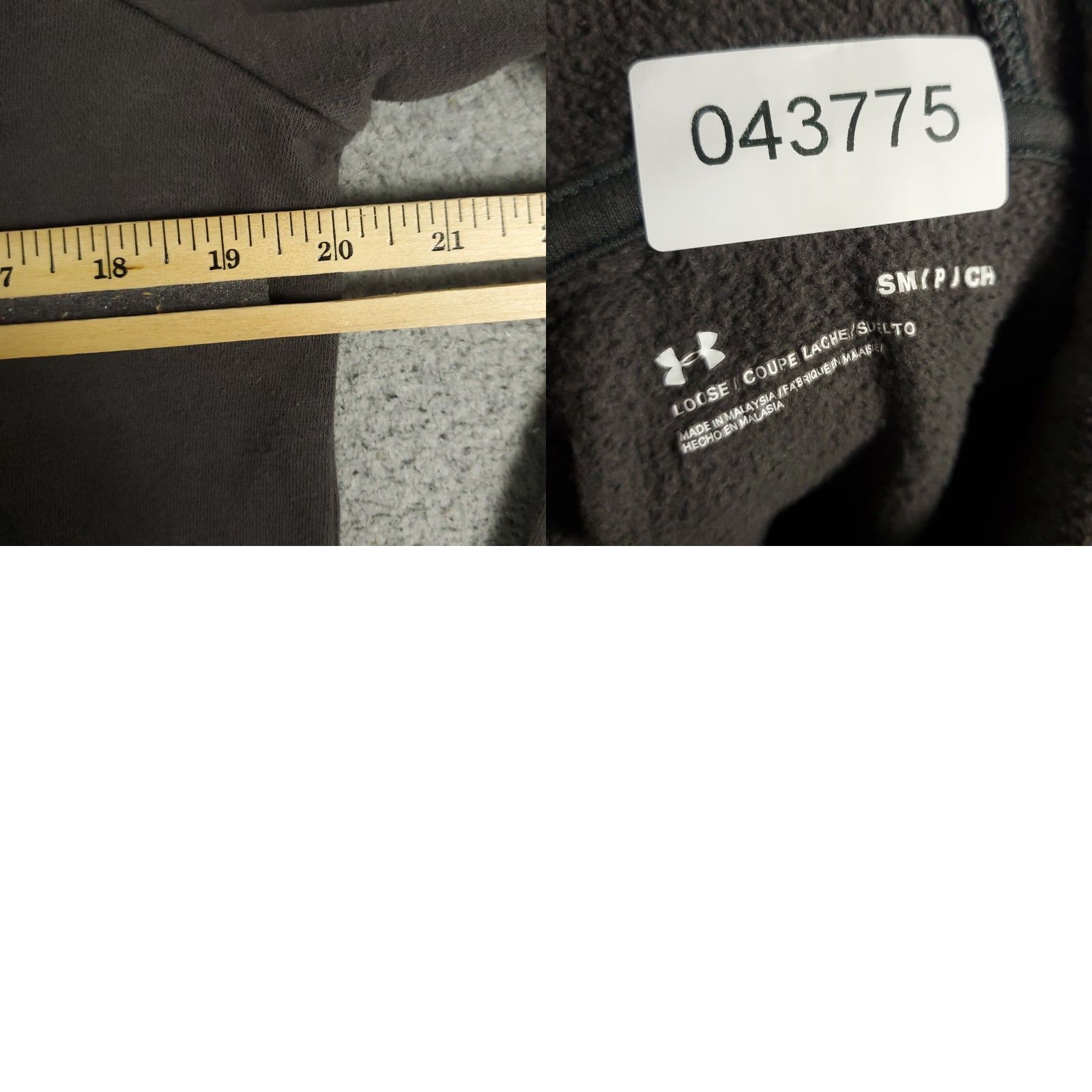 Under Armour Under Armour Hoodie Womens Small Gray Pullover Sweatshirt Mock Neck Pocket Logo Activewear, Casual, Workwear Womens S Gray Pullover Hoodie Size S / US 4 / IT 40 - 8 Thumbnail