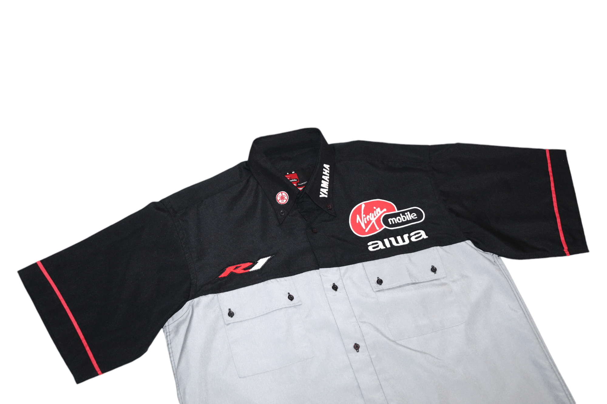 Yamaha VTG Team Virgin Mobile Aiwa Yamaha R1 Baggy Mechanic Shirt Size US XXL / EU 58 / 5 - 8 Thumbnail