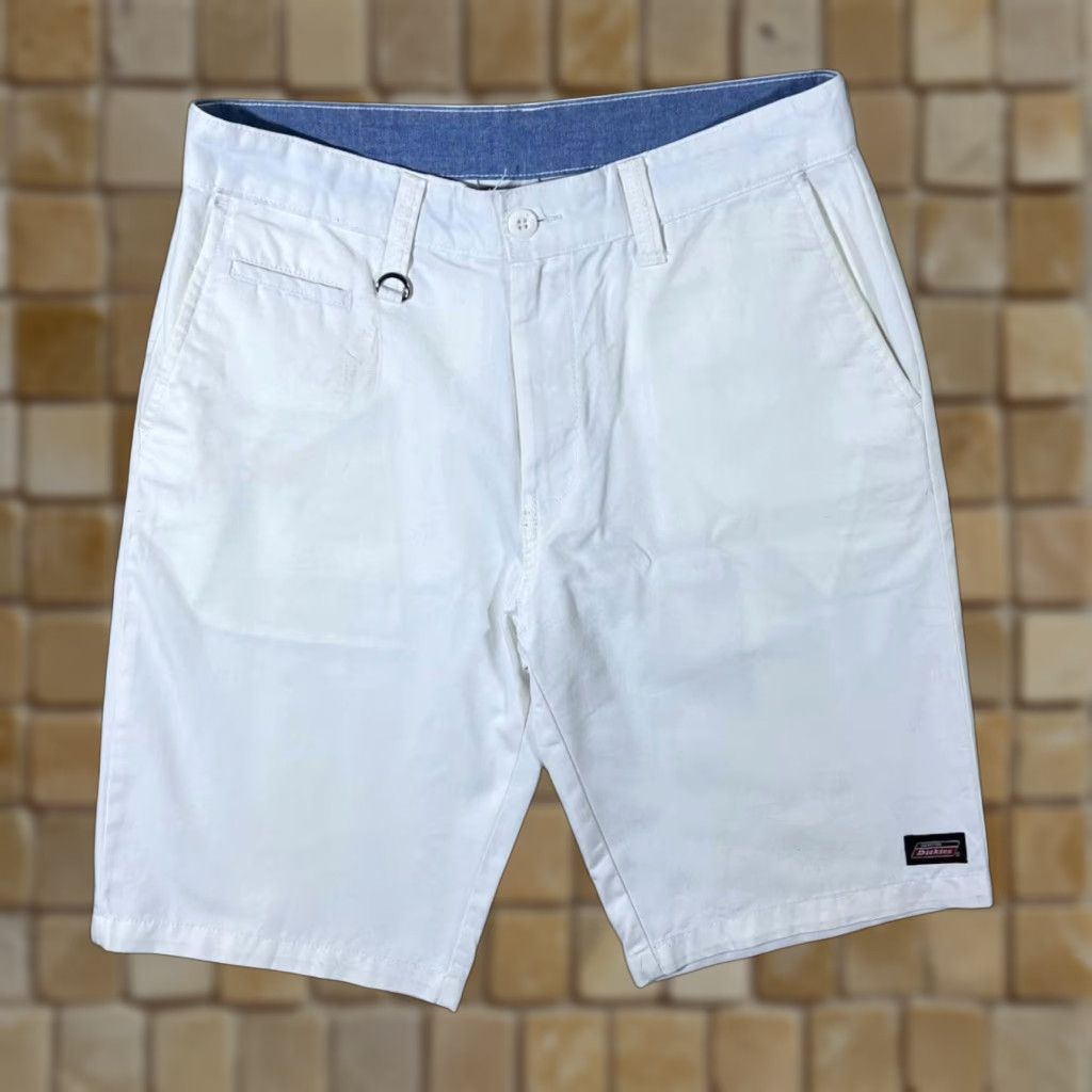 Dickies Dickies White Skater Workwear Cotton Blend Shorts Large W31 Men Casual Chino 31" Waist 11.5" Inside Leg 10" Leg Width 14" Rise 14" DC63 Size US 31 - 1 Thumbnail