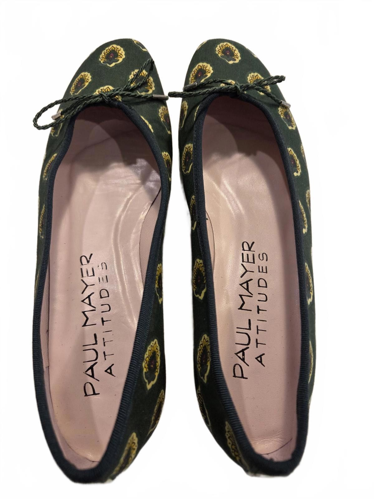 Other Paul Mayer Country Provencale Fabric Ballet Flat Size 8 NIB Size US 8 / IT 38 - 3 Thumbnail