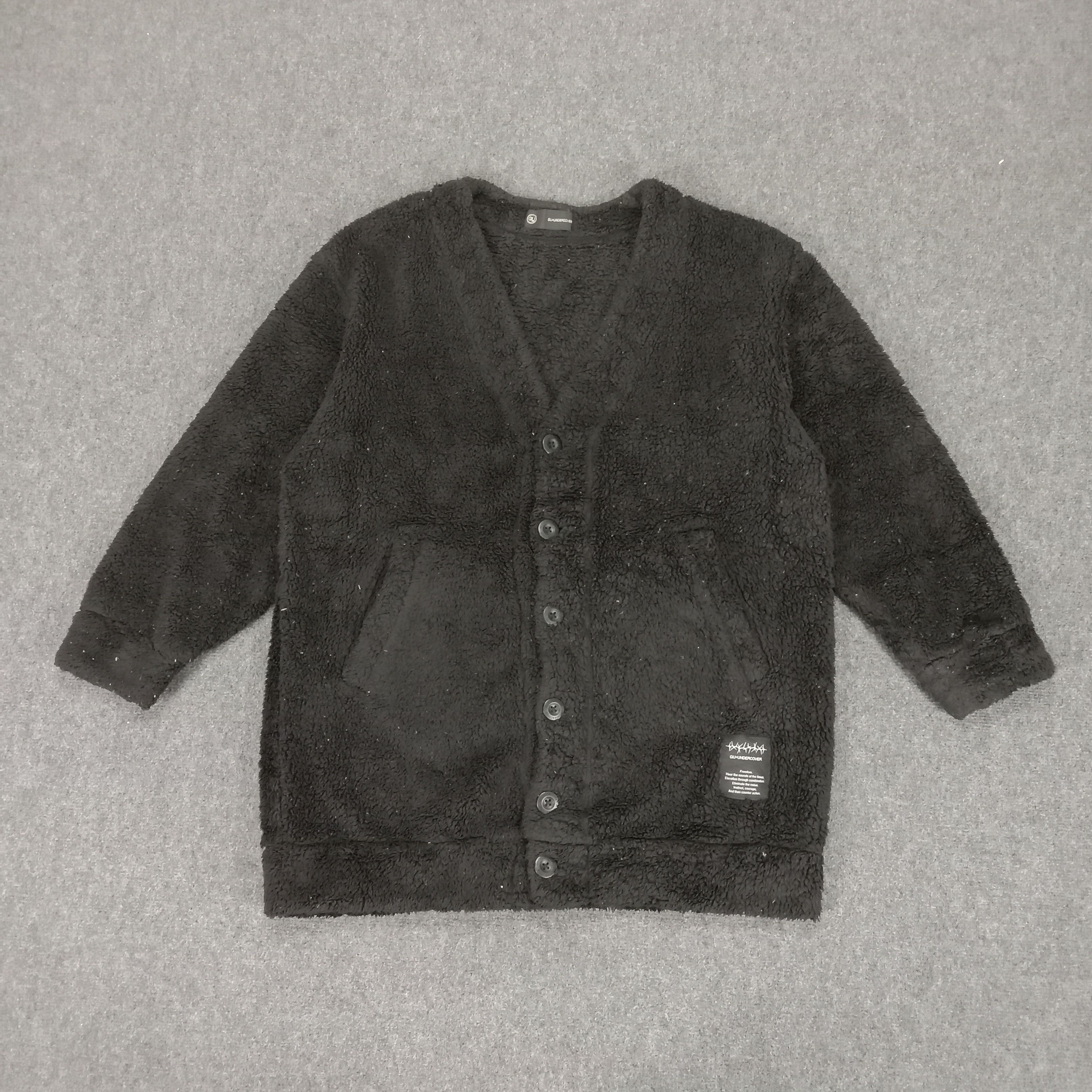 Other Gu x Undercover Japanese Custom Art Sherpa Jacket Size US XL / EU 56 / 4 - 3 Thumbnail