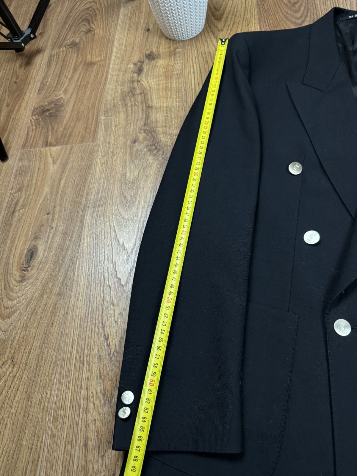 Yves Saint Laurent Vintage wool blazer Yves Saint Laurent original luxury item Size 50L - 7 Thumbnail