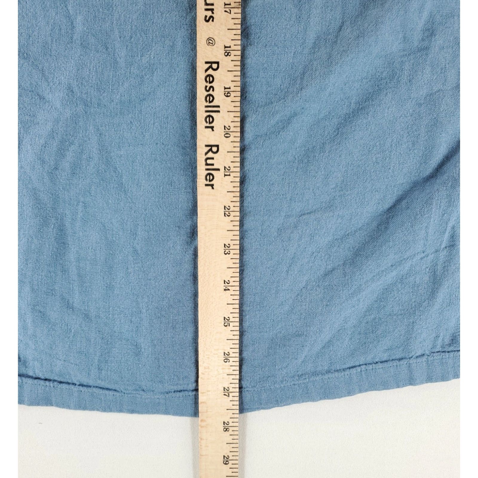 Abercrombie & Fitch VINTAGE Abercrombie & Fitch Summer Linen Blend Button Up Shirt Short Sleeve Blue Mens XL Size US XL / EU 56 / 4 - 5 Thumbnail