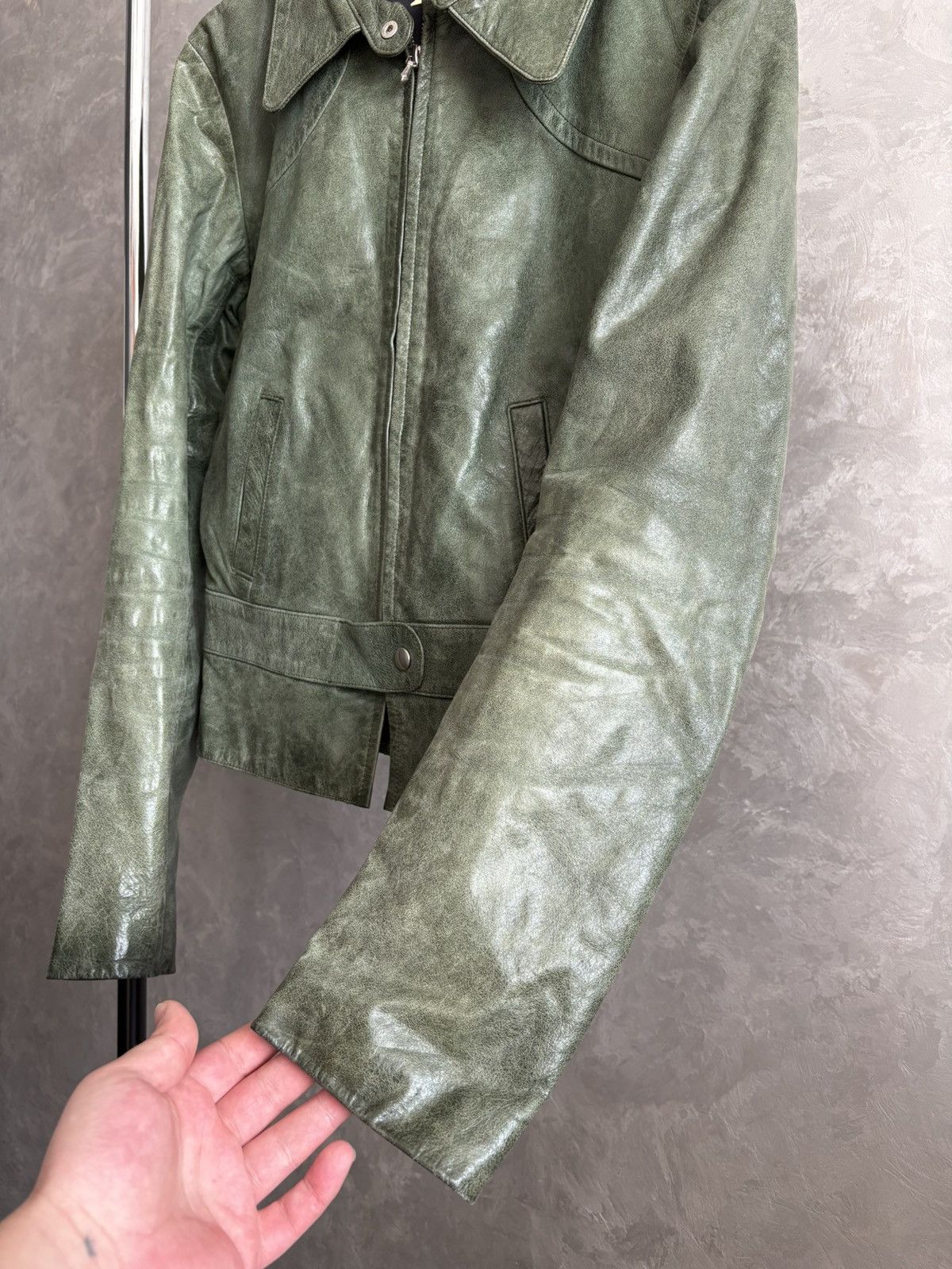 agnes b. Agnes B. Special Cattle Skin Leather Jacket Women's size S Size S / US 4 / IT 40 - 5 Thumbnail