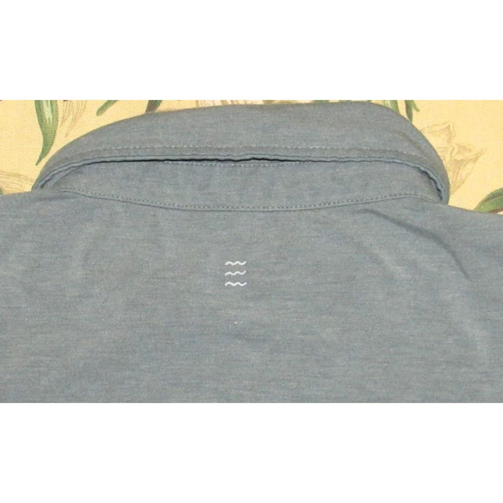 Vintage FREE FLY Green Bamboo Blend Short Sleeve Polo Shirt L Men Size US L / EU 52-54 / 3 - 3 Thumbnail