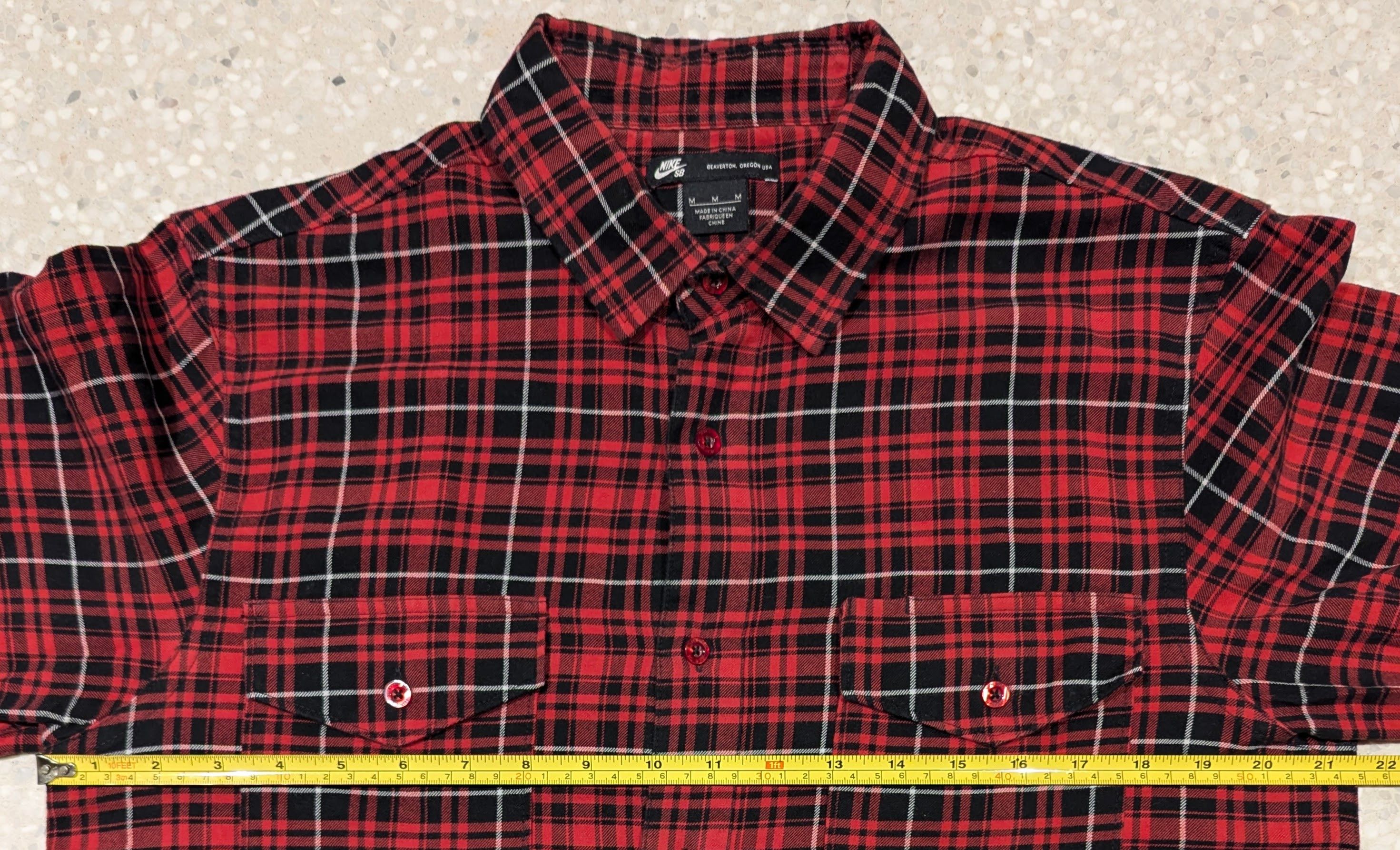 Nike SB VINTAGE NIKE SB RED PLAID SHIRT - SKATEBOARDING - LIKE NEW Size US M / EU 48-50 / 2 - 4 Thumbnail