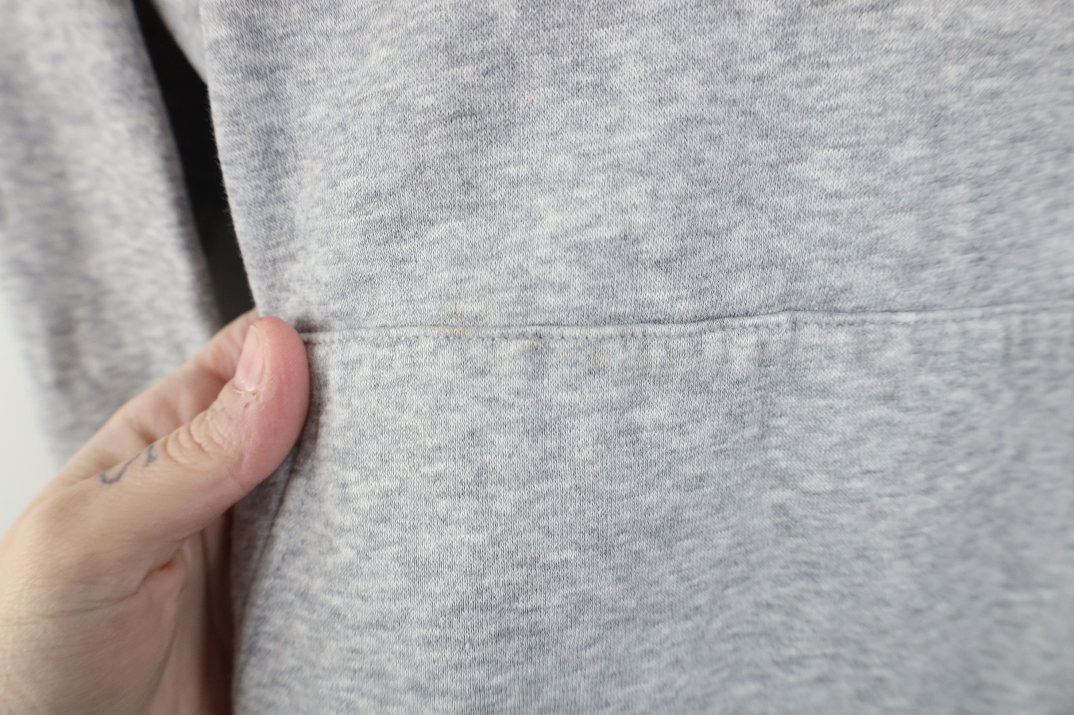 Adidas Vintage Y2K Adidas Striped Hoodie Sweatshirt Heather Gray Size US S / EU 44-46 / 1 - 5 Thumbnail