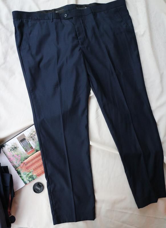 Other Marc Darcy Navy 3-Piece Suit Size 52R Size 52R - 9 Thumbnail