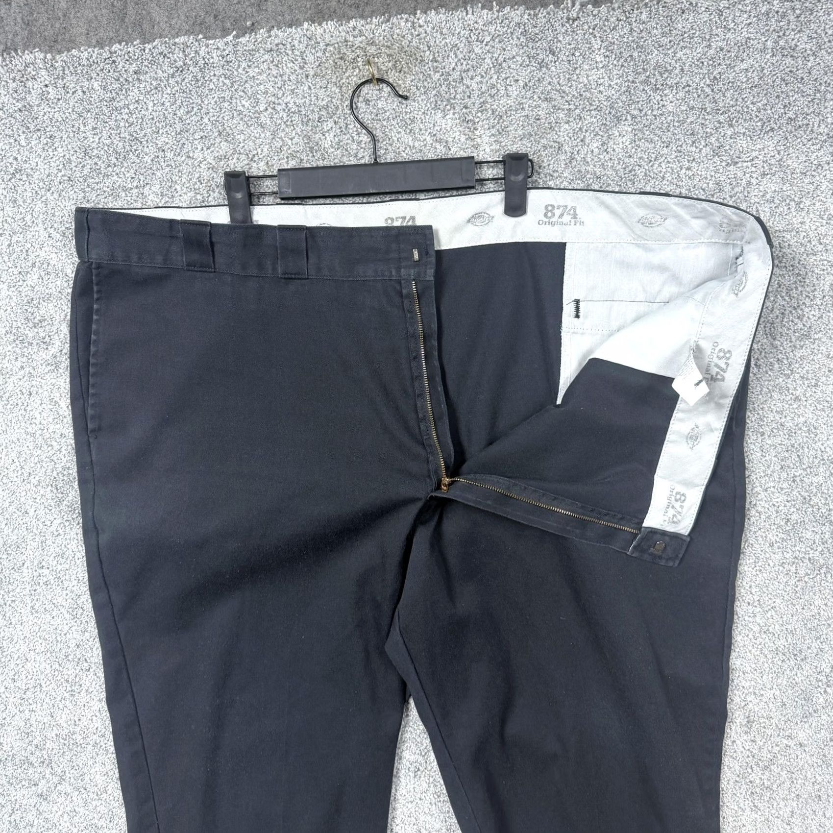 Dickies Dickies 874 Original Fit Pants Mens 52x29 Black Chino Workwear Classic Utility Size US 36 / EU 52 - 6 Thumbnail