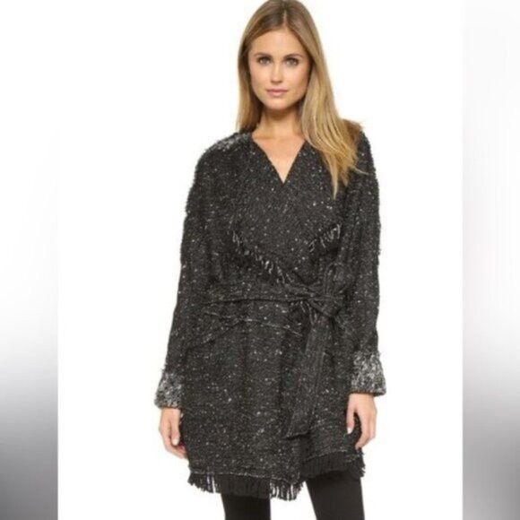 Free People NWOT- FREE PEOPLE BLANKET WRAP CARDIGAN Size M / US 6-8 / IT 42-44 - 2 Thumbnail