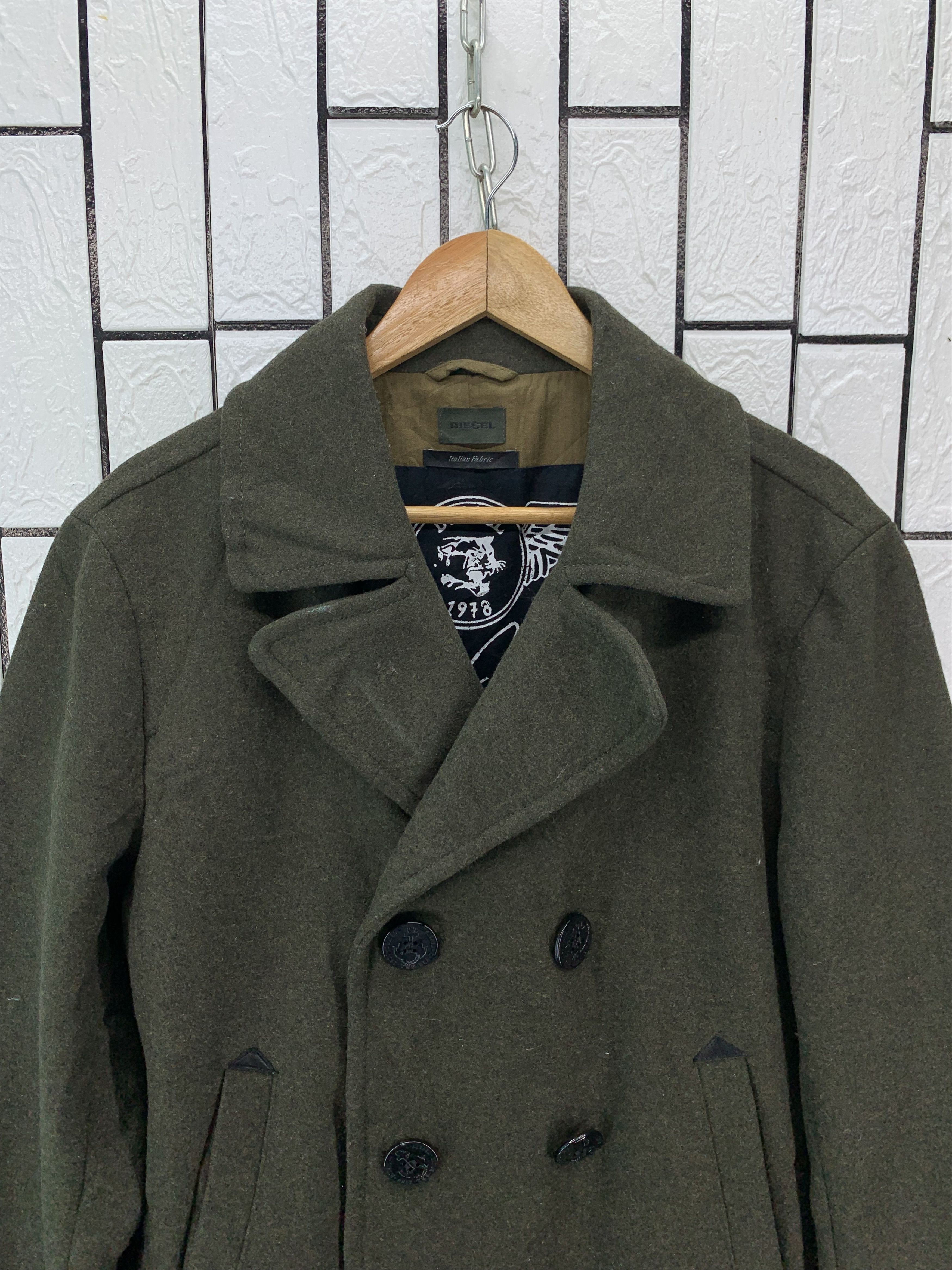 Diesel Diesel Wool PeaCoat Size US S / EU 44-46 / 1 - 4 Thumbnail