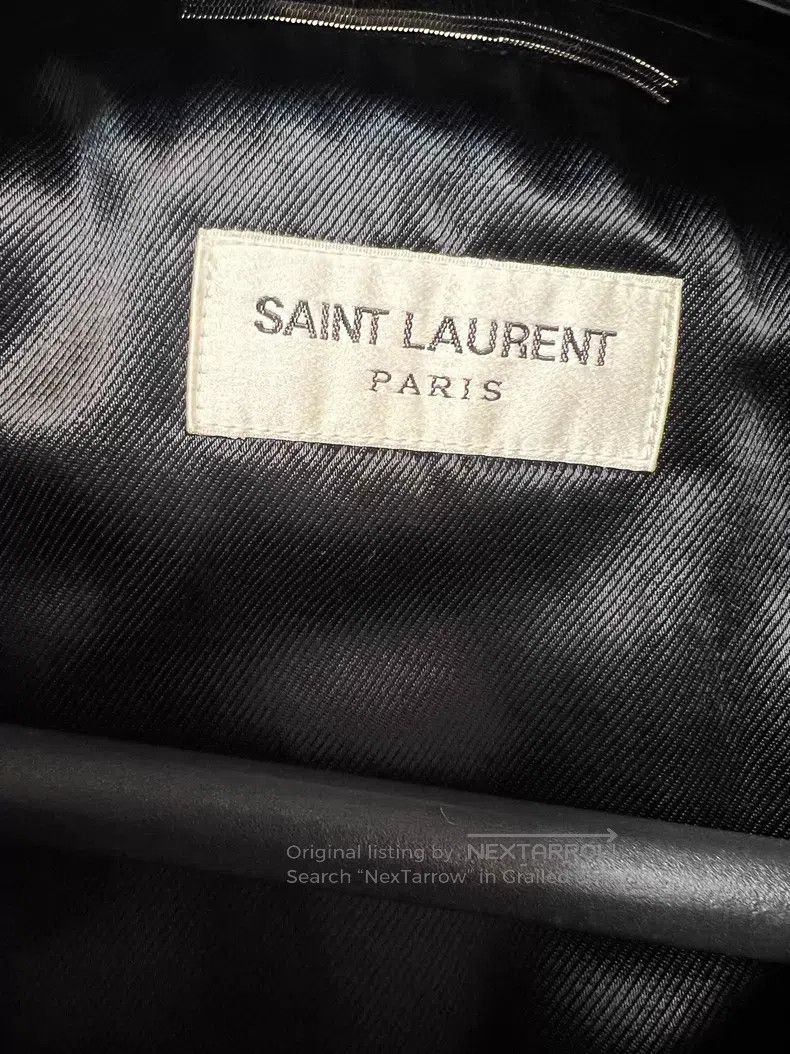 Saint Laurent Paris Saint Laurent Paris Motorcycle Leather Jacket Size US M / EU 48-50 / 2 - 3 Thumbnail