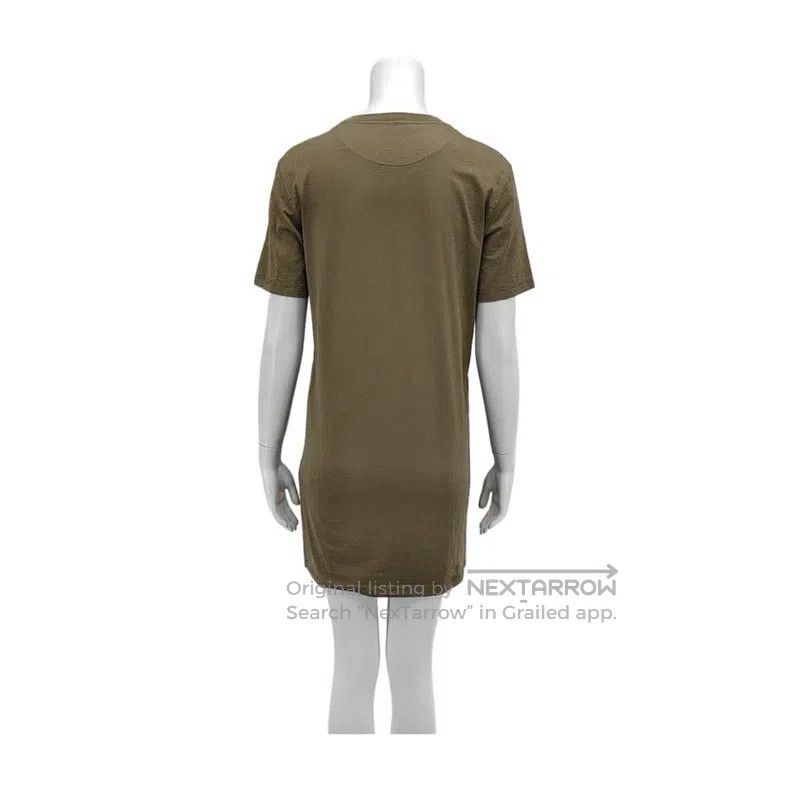 Hermes Hermes Women's T-shirt dress in olive green Size XXS / US 00 / IT 34 - 2 Thumbnail