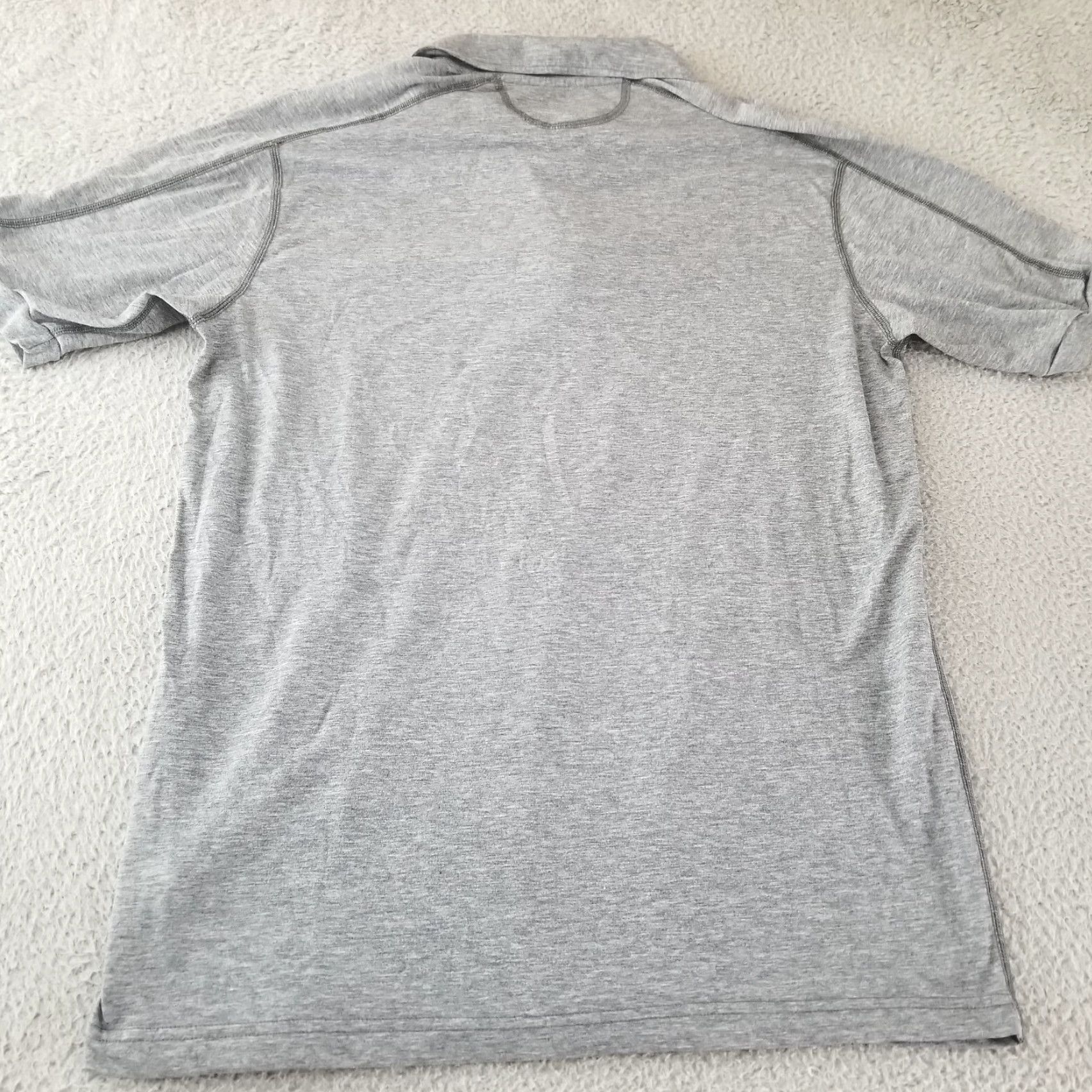 ExOfficio ExOfficio Polo Shirt Mens M Heather Gray Outdoor Performance Golf Casual Size US M / EU 48-50 / 2 - 5 Thumbnail