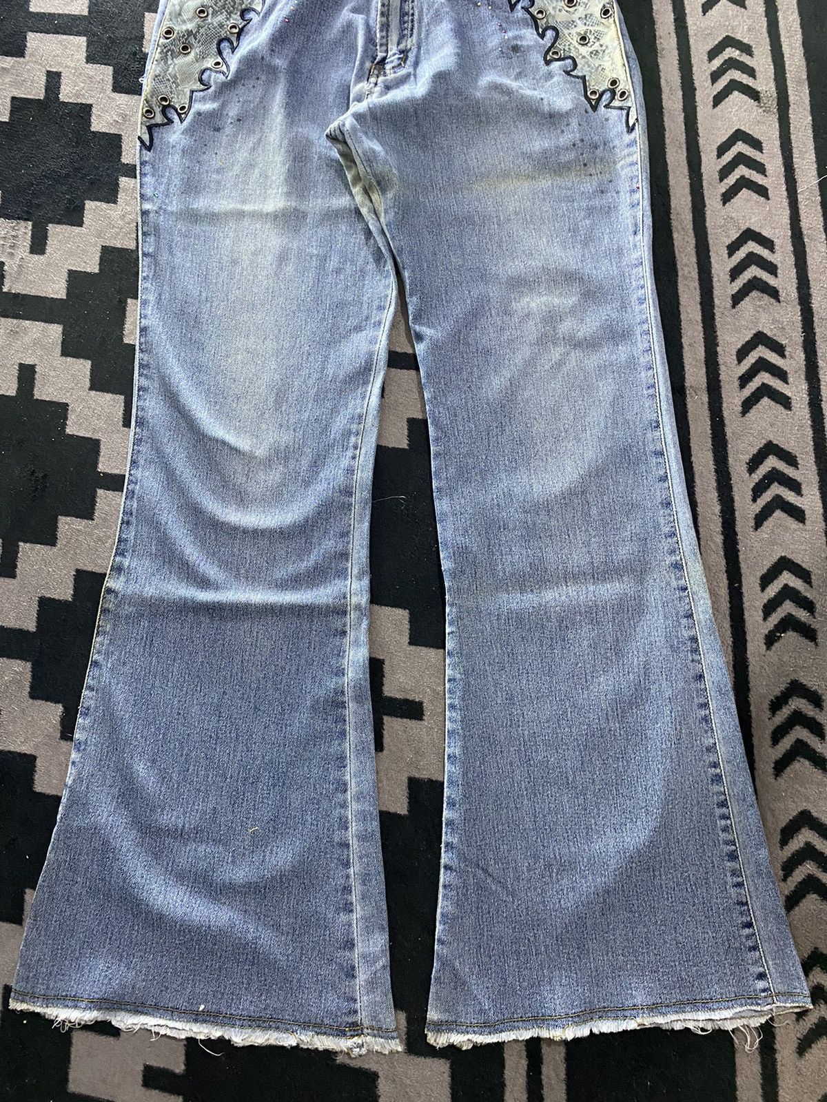 If Six Was Nine × Le Grande Bleu (L.G.B.) × Yasuyuki Ishii Vintage letelo flared denim pants ifsixwasnine style Size US 29 - 3 Thumbnail