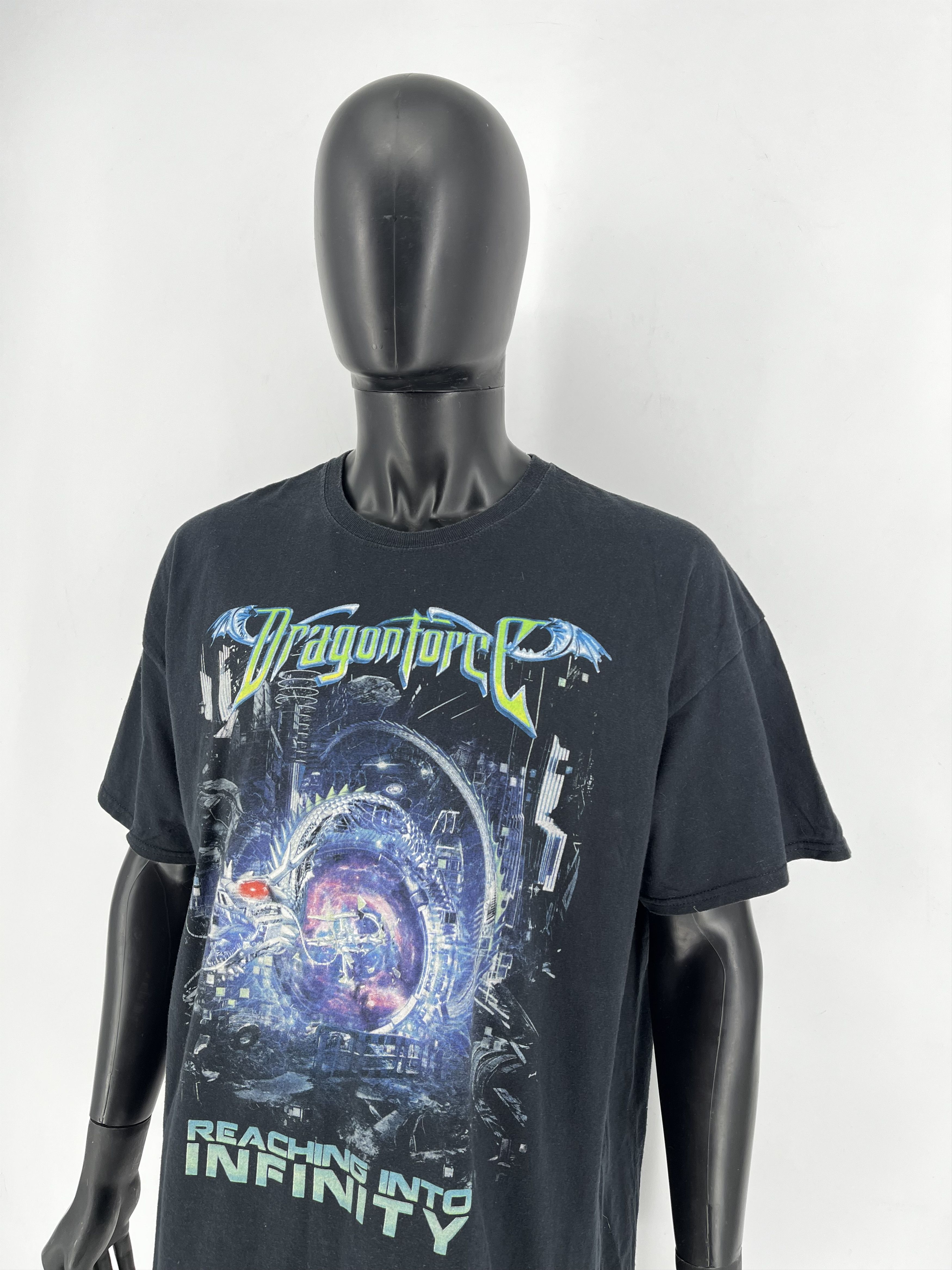 Band Tees Dragonforce Inhuman Rampage Tour Band Graphic T-Shirt Adult Size US XXL / EU 58 / 5 - 4 Thumbnail