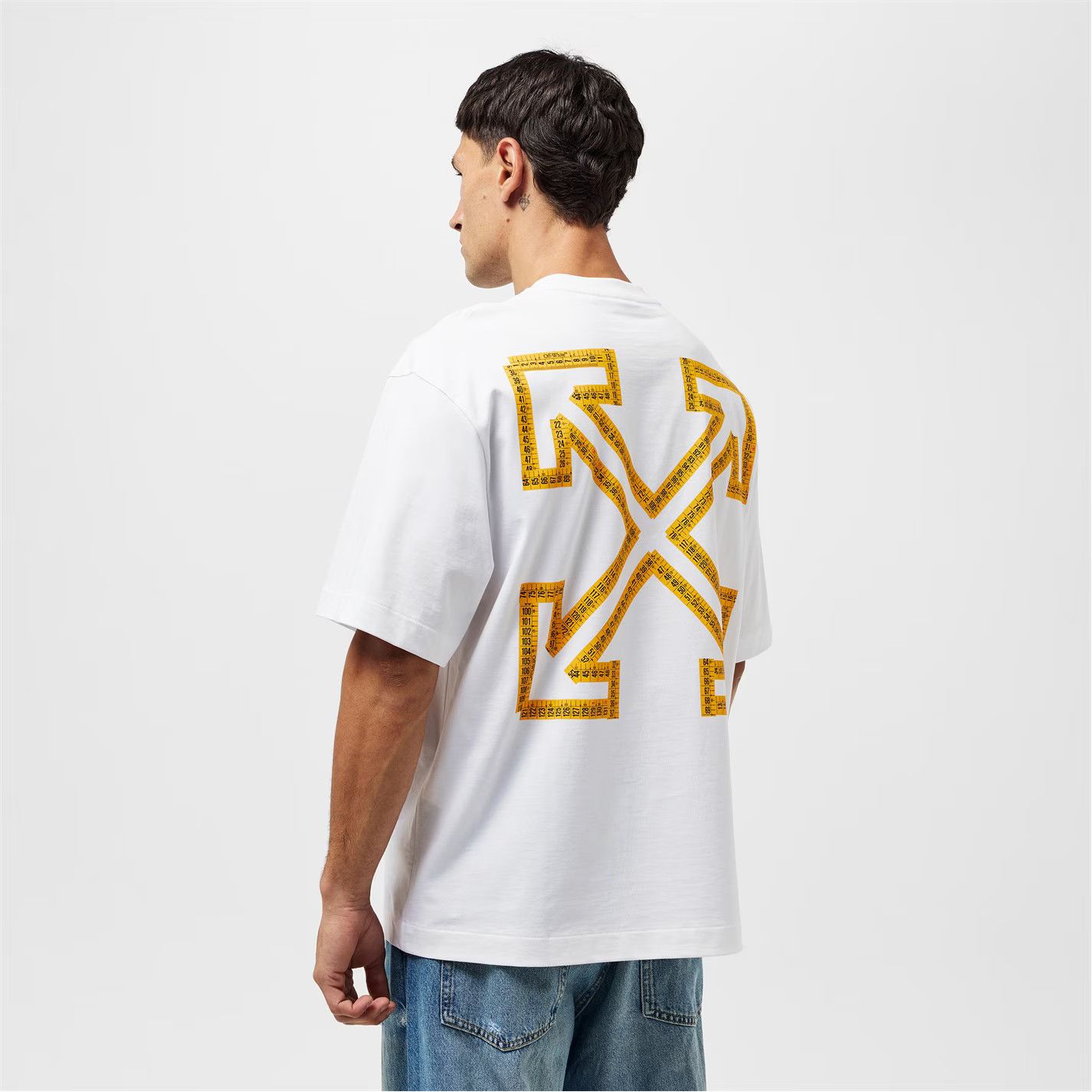 Off-White o1g2r1mq0226 Arrow Skate T-Shirt In White Size US S / EU 44-46 / 1 - 4 Thumbnail