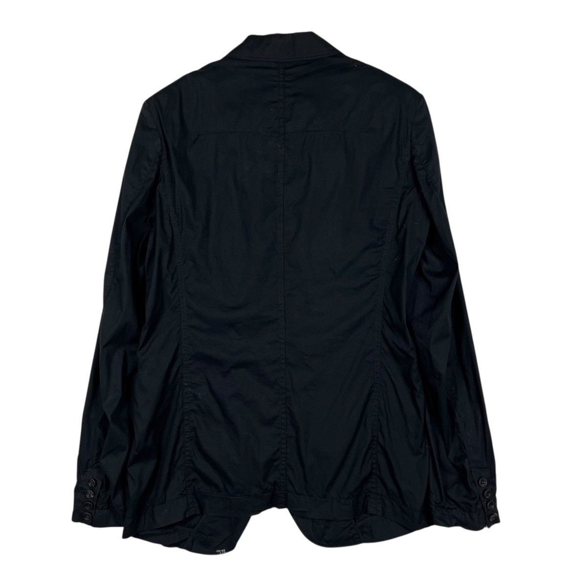 Le Grande Bleu (L.G.B.) 🔥 L.G.B. Le Grande Bleu Maniac Black Goth Wrinkled Blazer Size US M / EU 48-50 / 2 - 3 Thumbnail