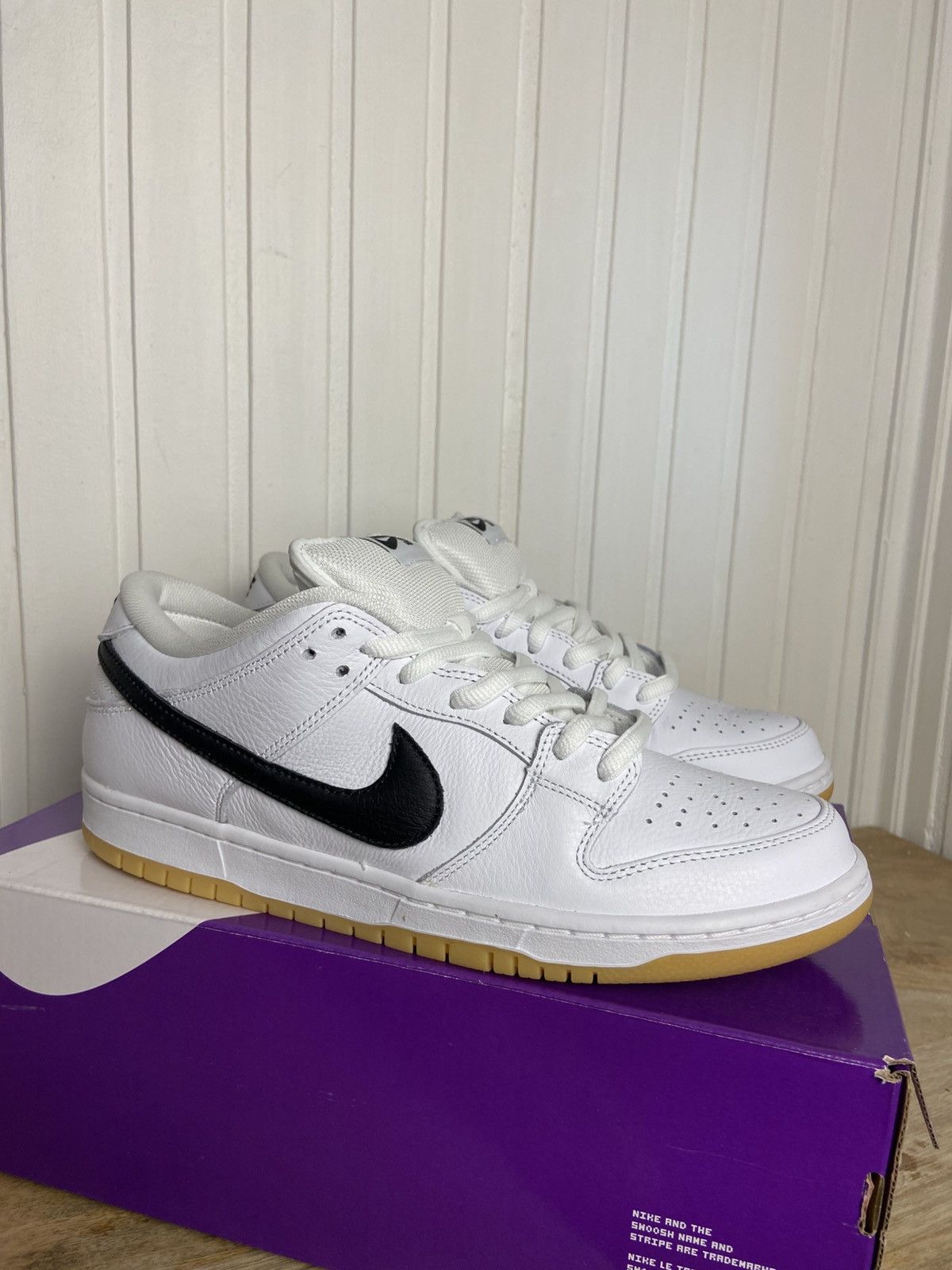 Nike New Nike SB Dunk Low Pro "White Gum" authentic Size 10,5US Size US 10.5 / EU 43-44 - 4 Thumbnail