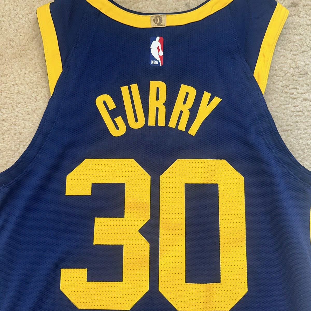 Jordan Brand Warriors Stephen Curry Statement Edition Jersey Sz Small Size US S / EU 44-46 / 1 - 4 Thumbnail