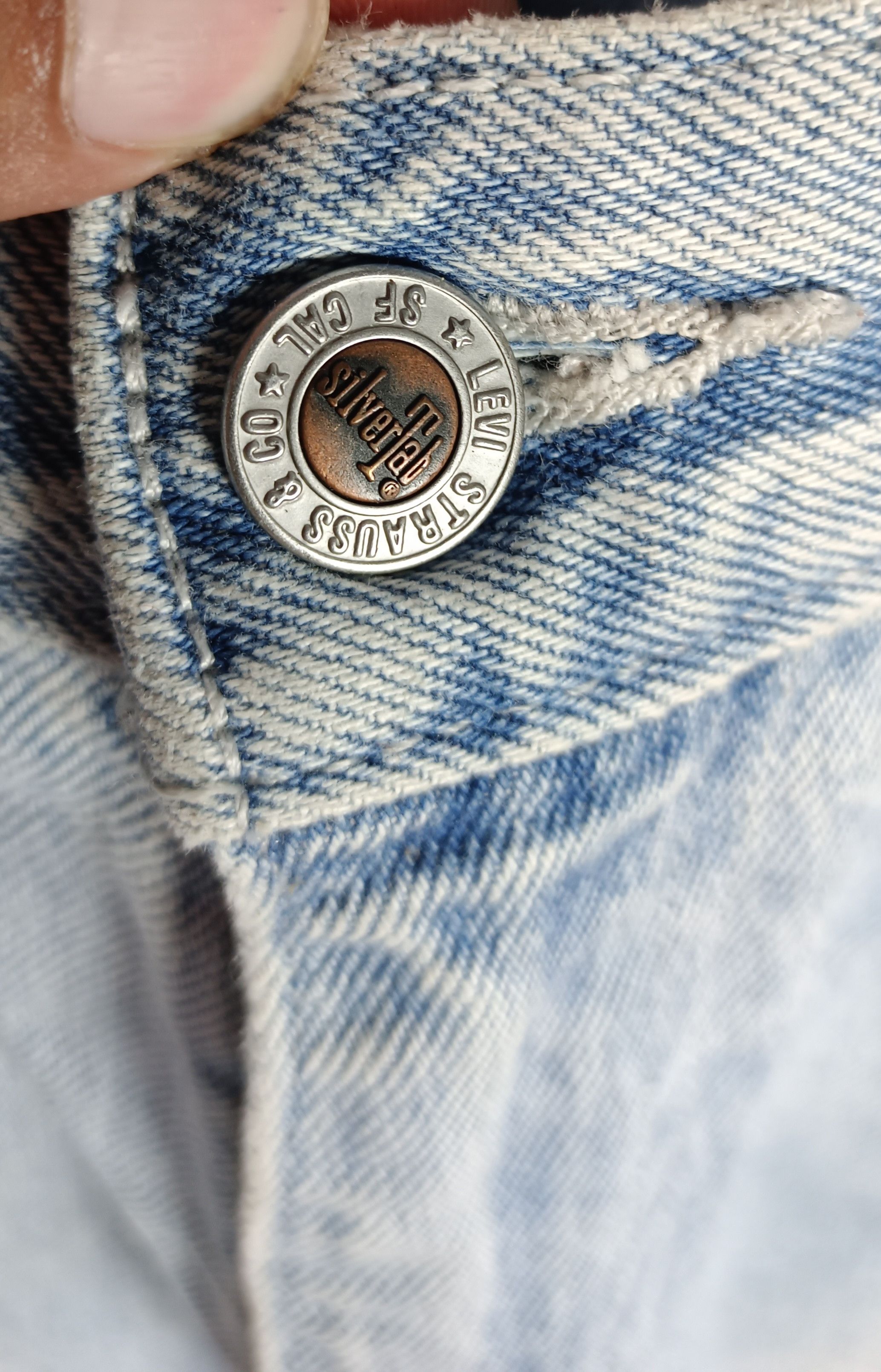 Levi's Vintage Clothing × Vintage Vintage Levi's SilverTab Baggy Blue Denim Single (R) Size US 35 - 9 Thumbnail