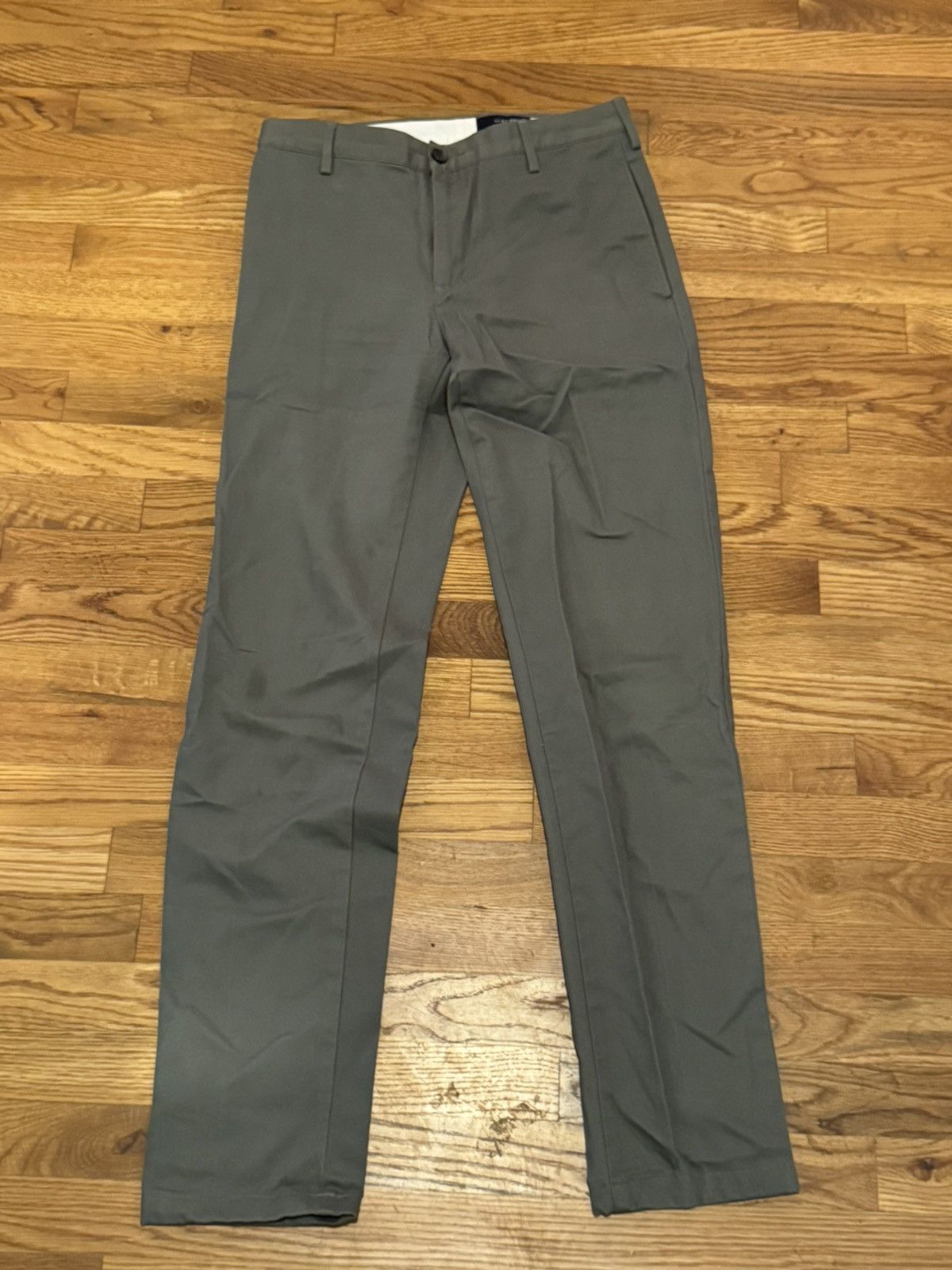 Lands' End Green/Sage Cotton Trousers 30x34 Size US 30 / EU 46 - 1 Thumbnail