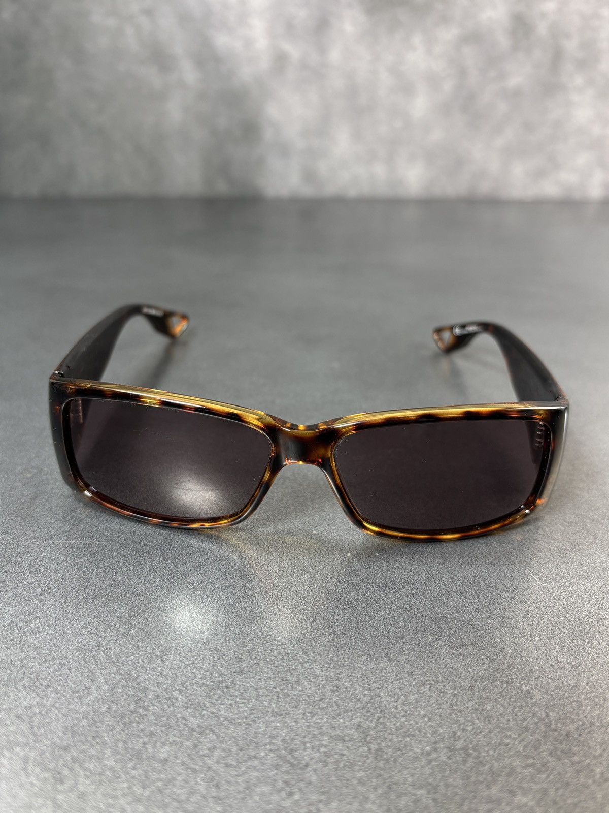 Emporio Armani × Giorgio Armani Emporio Armani Sunglasses Sporty EA 9538/S Wrap Y2K Brown Size ONE SIZE - 9 Thumbnail