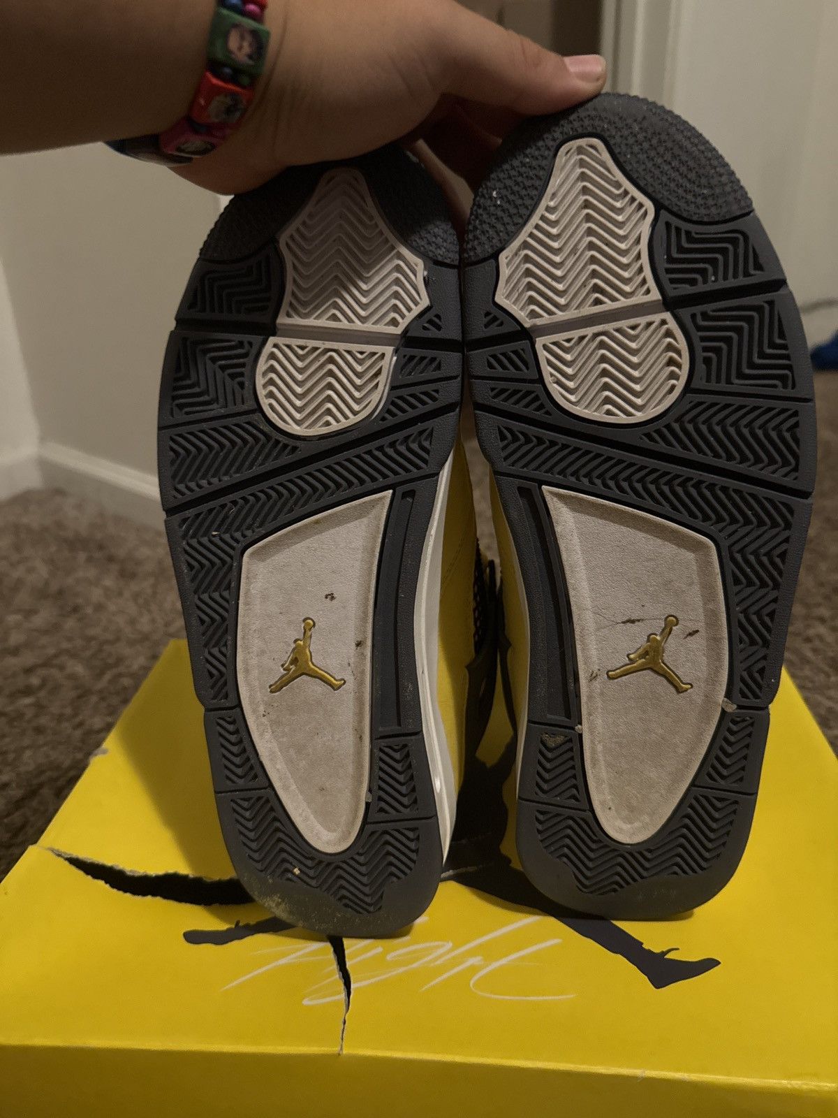 Jordan Brand Air Jordan 4 Retro “Lightning” 2021 Size US 9.5 / EU 42-43 - 6 Thumbnail